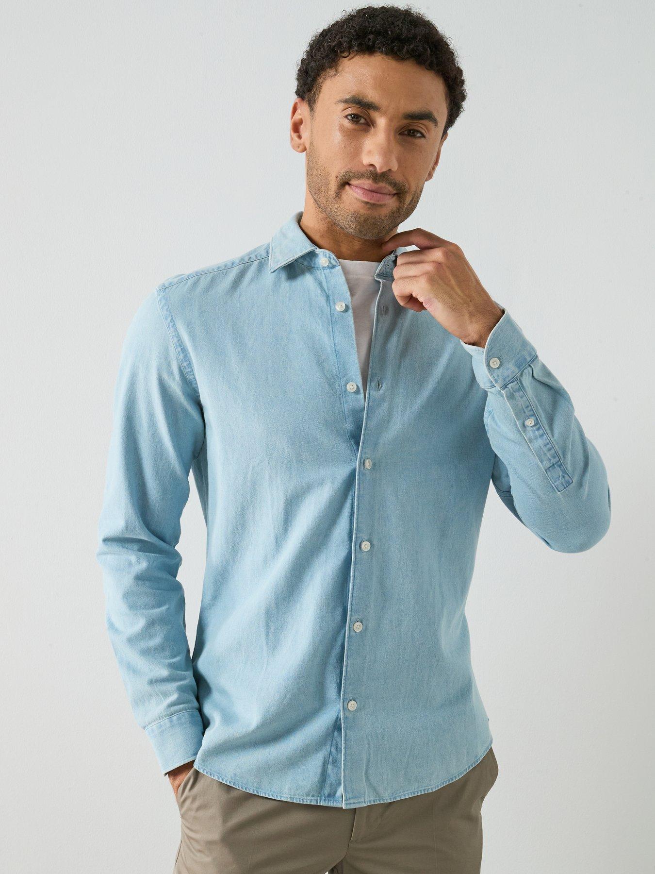 mango-denim-shirt-bluedetail