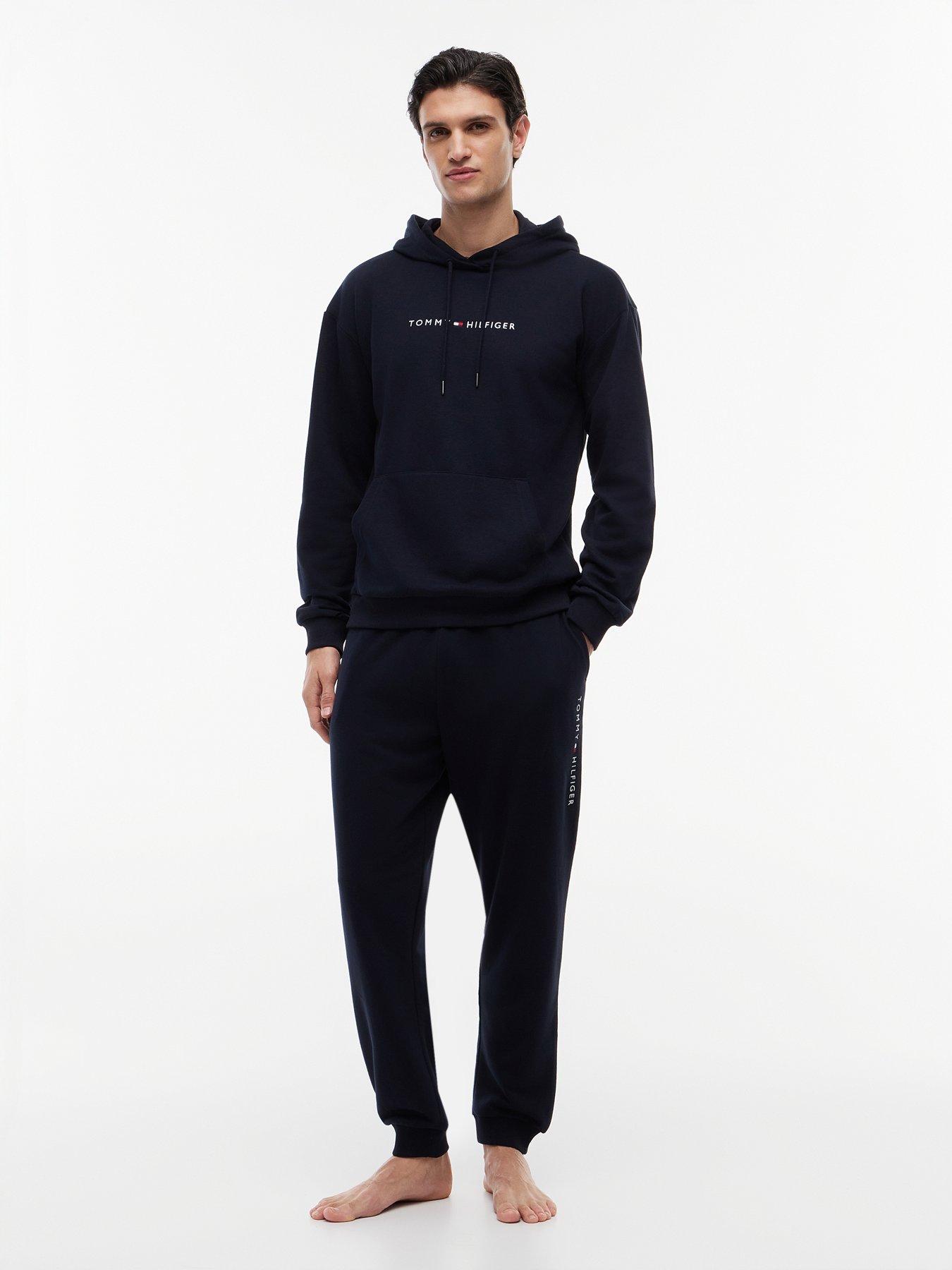 tommy-hilfiger-linear-logo-loungewear-bottoms--navystillFront
