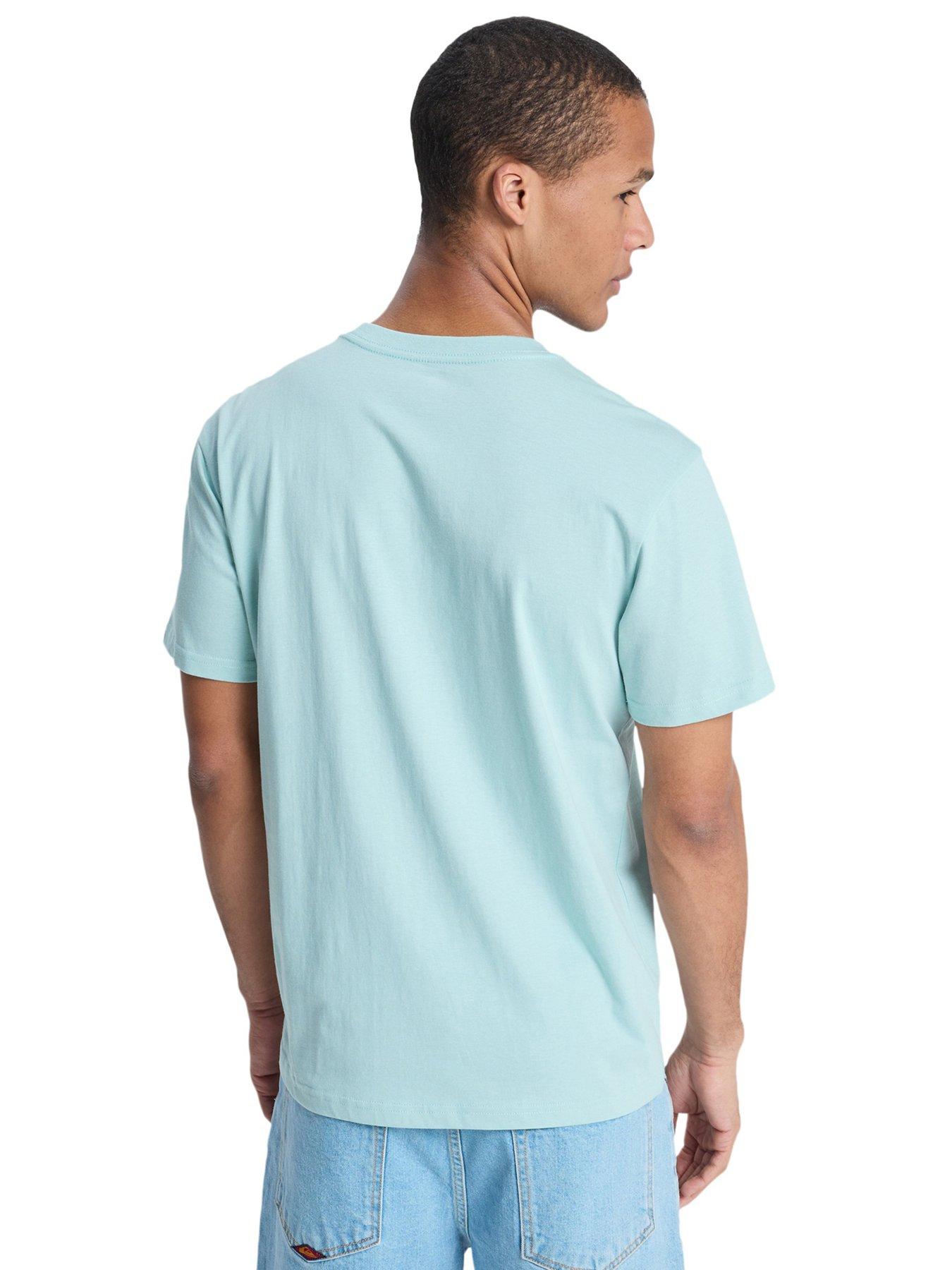 Image 2 of 5 of Quiksilver Mens Logo T-Shirt - Blue