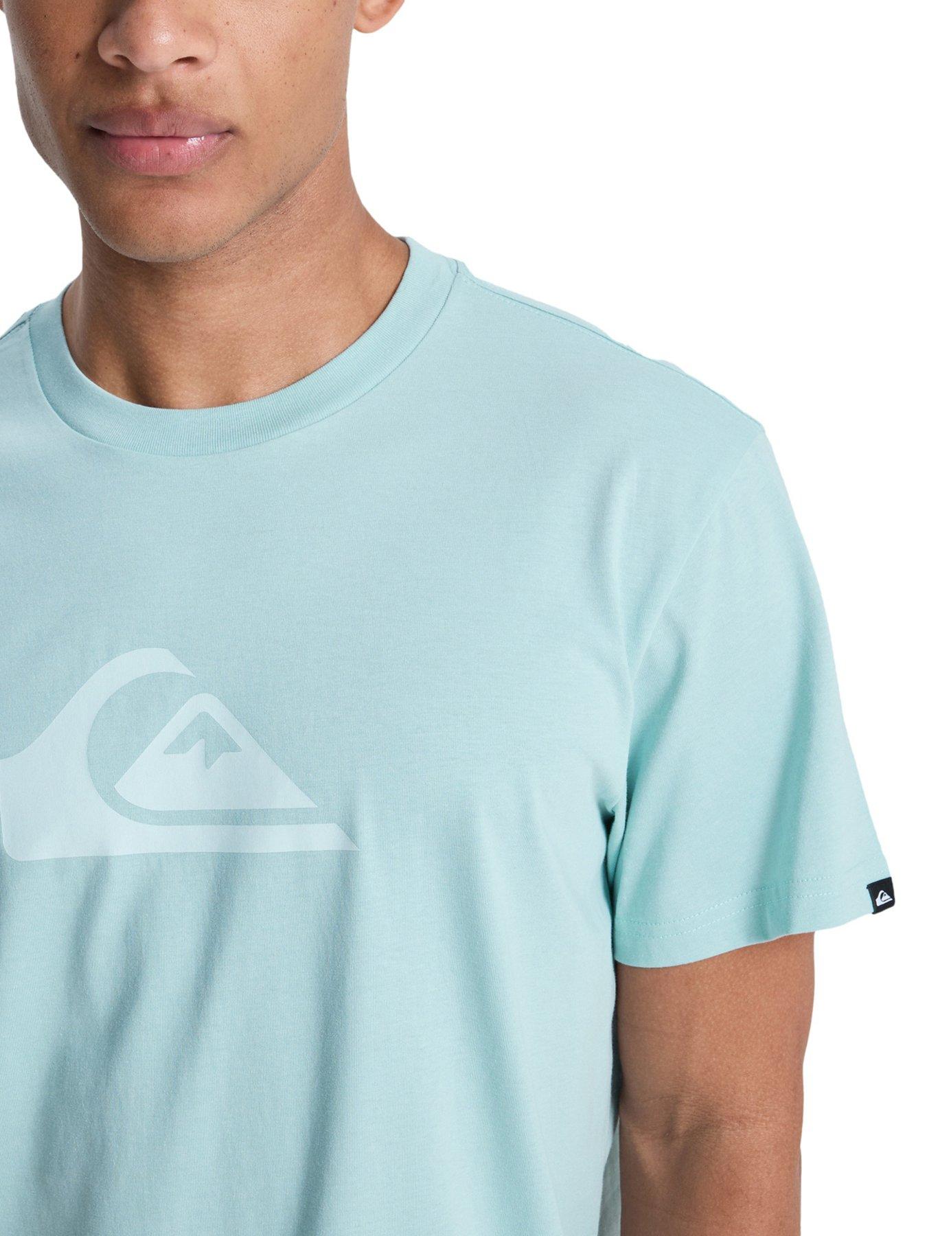 Image 4 of 5 of Quiksilver Mens Logo T-Shirt - Blue
