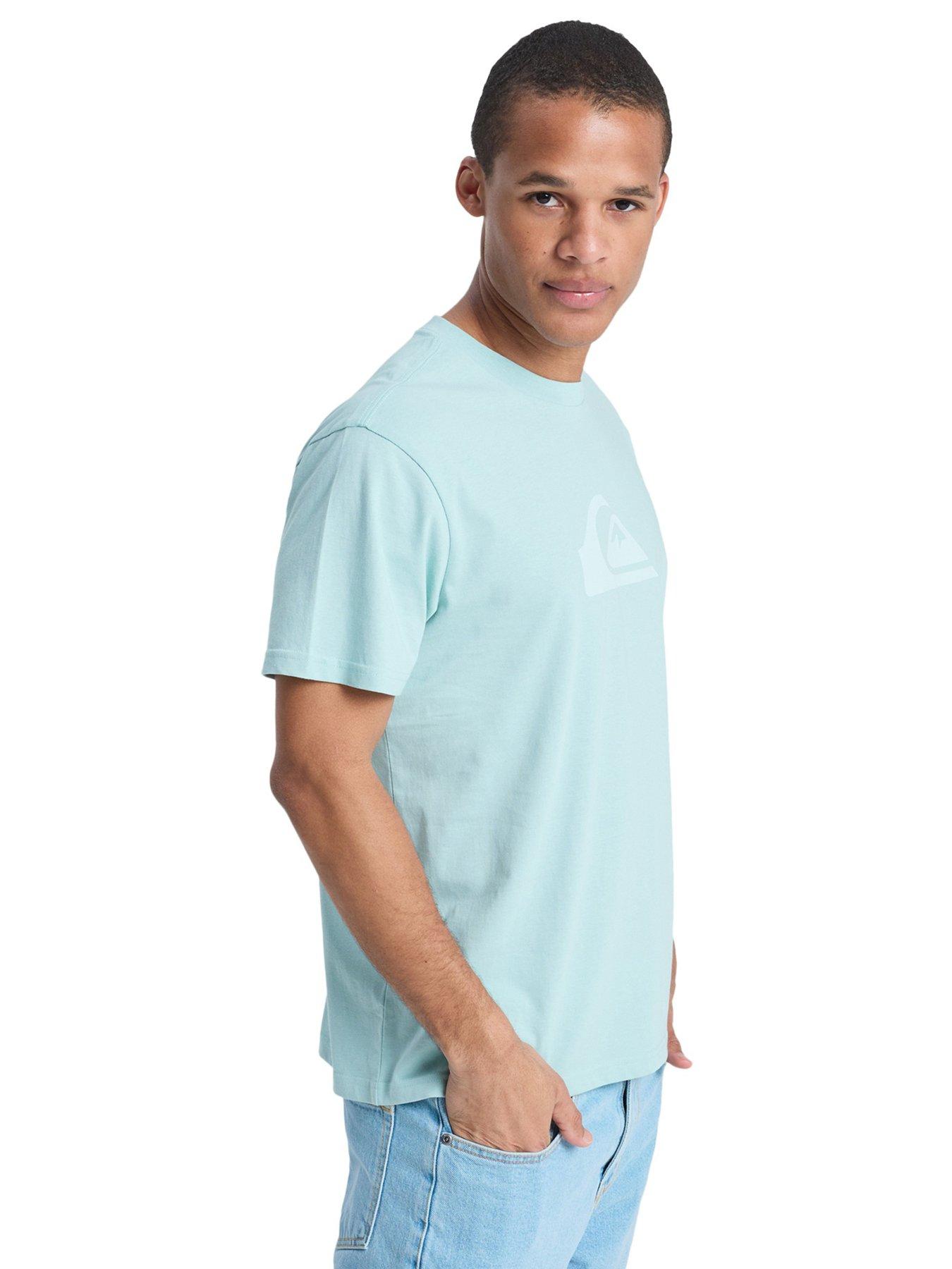 Image 5 of 5 of Quiksilver Mens Logo T-Shirt - Blue