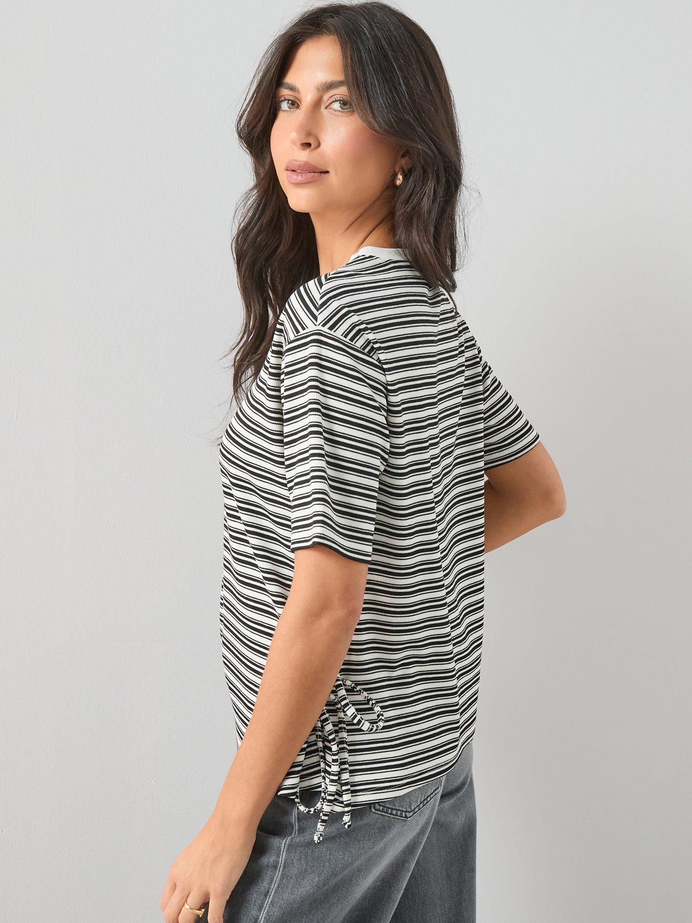 the-very-collection-tie-waist-stripe-t-shirt-multistillFront