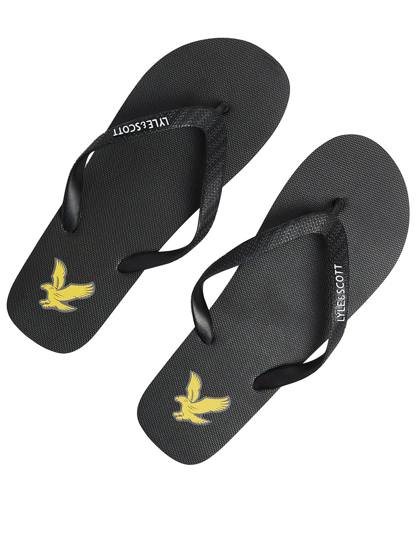 Lyle & Scott Flip Flops - Black