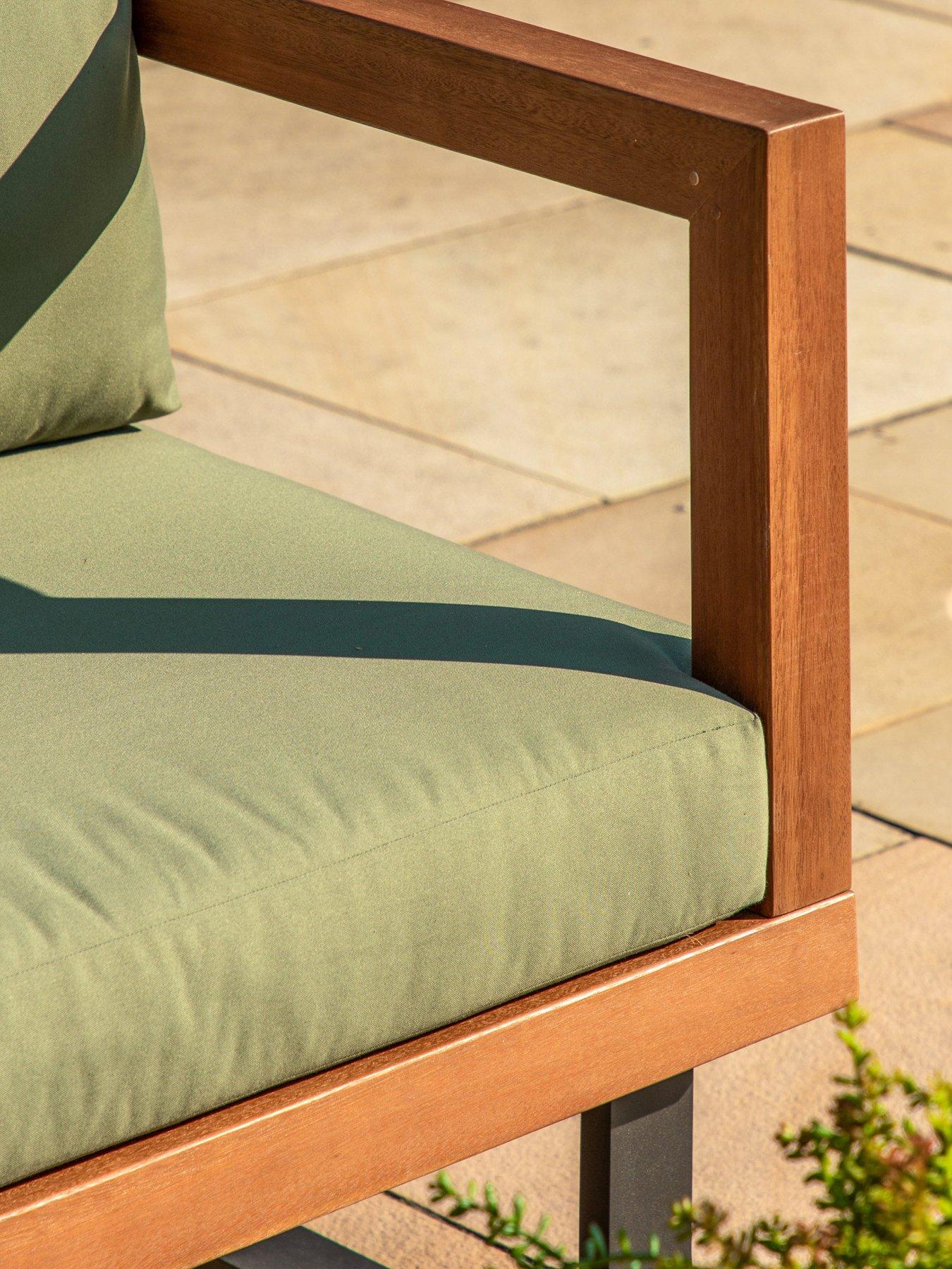 Image 3 of 5 of Gallery Direct Oad Corner Sofa Set- Green