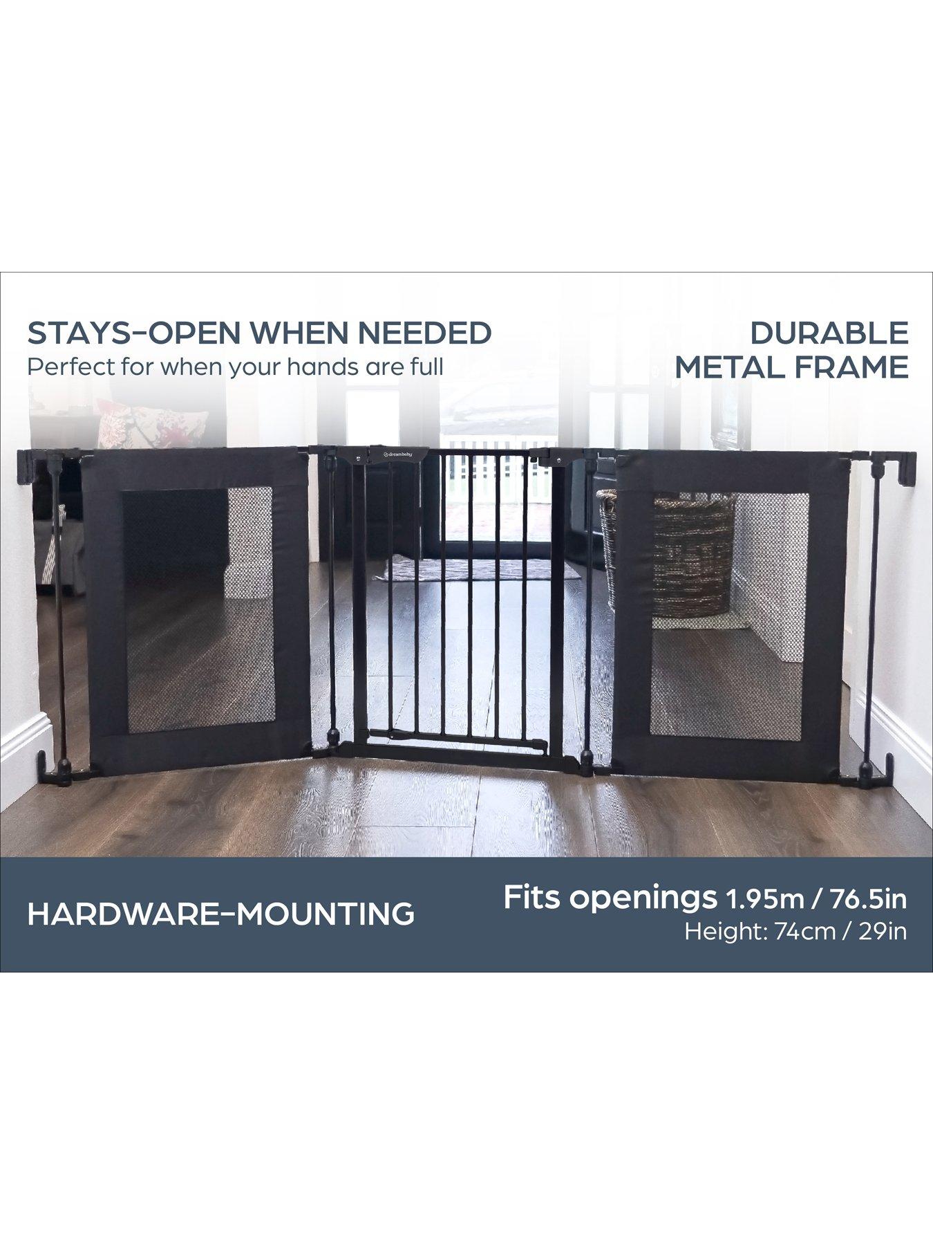 Dreambaby Endeavour Mesh & Metal Flexible Gate (85-195cm)