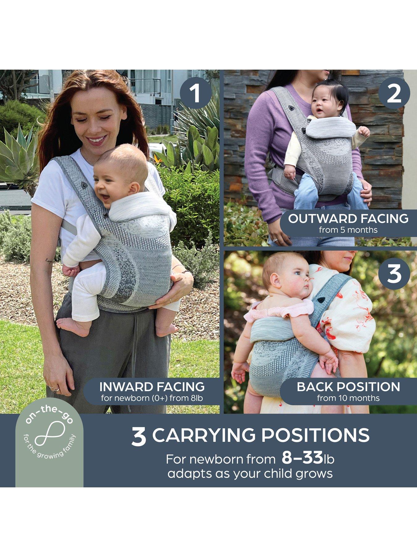dreambaby-inspire-3-positions-fabric-knit-baby-carrier-grey