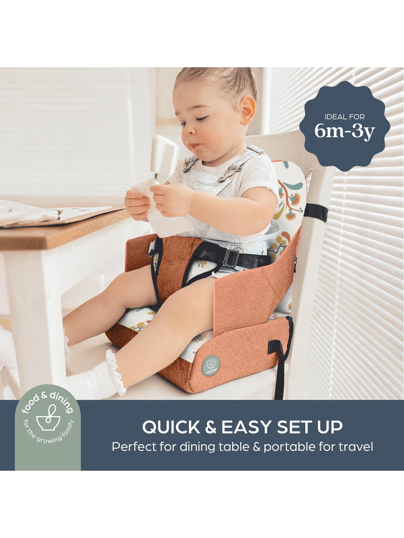 Image 1 of 7 of Dreambaby Grab 'n Go Home Booster Seat with Storage & Carry Strap