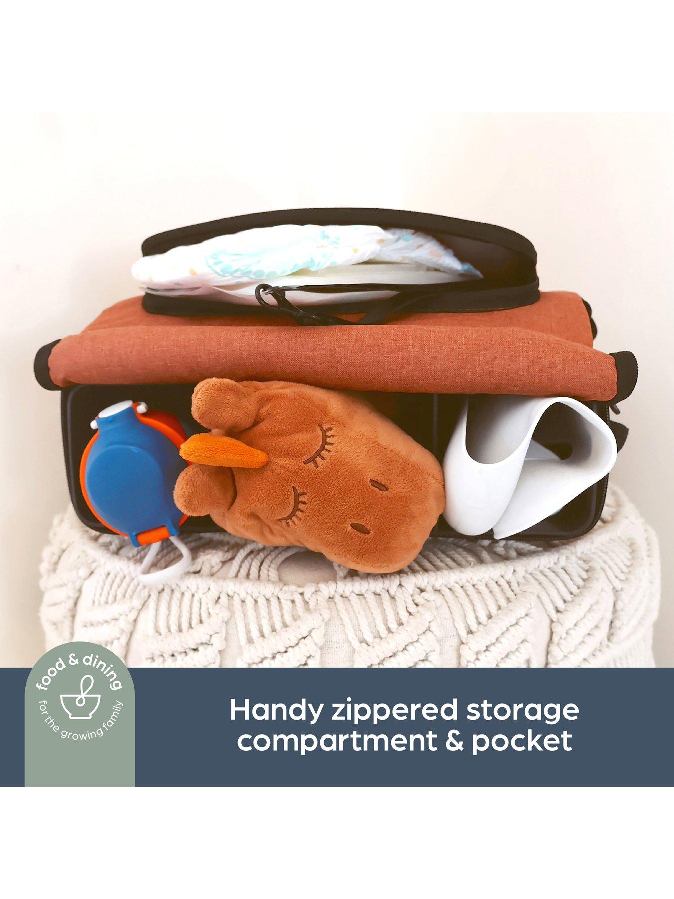 Image 4 of 7 of Dreambaby Grab 'n Go Home Booster Seat with Storage & Carry Strap