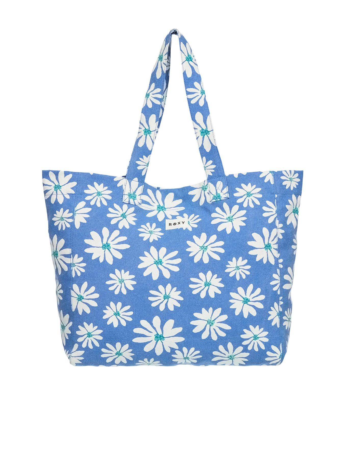 Roxy Womens Anti Bad Vibes Beach Bag - Blue