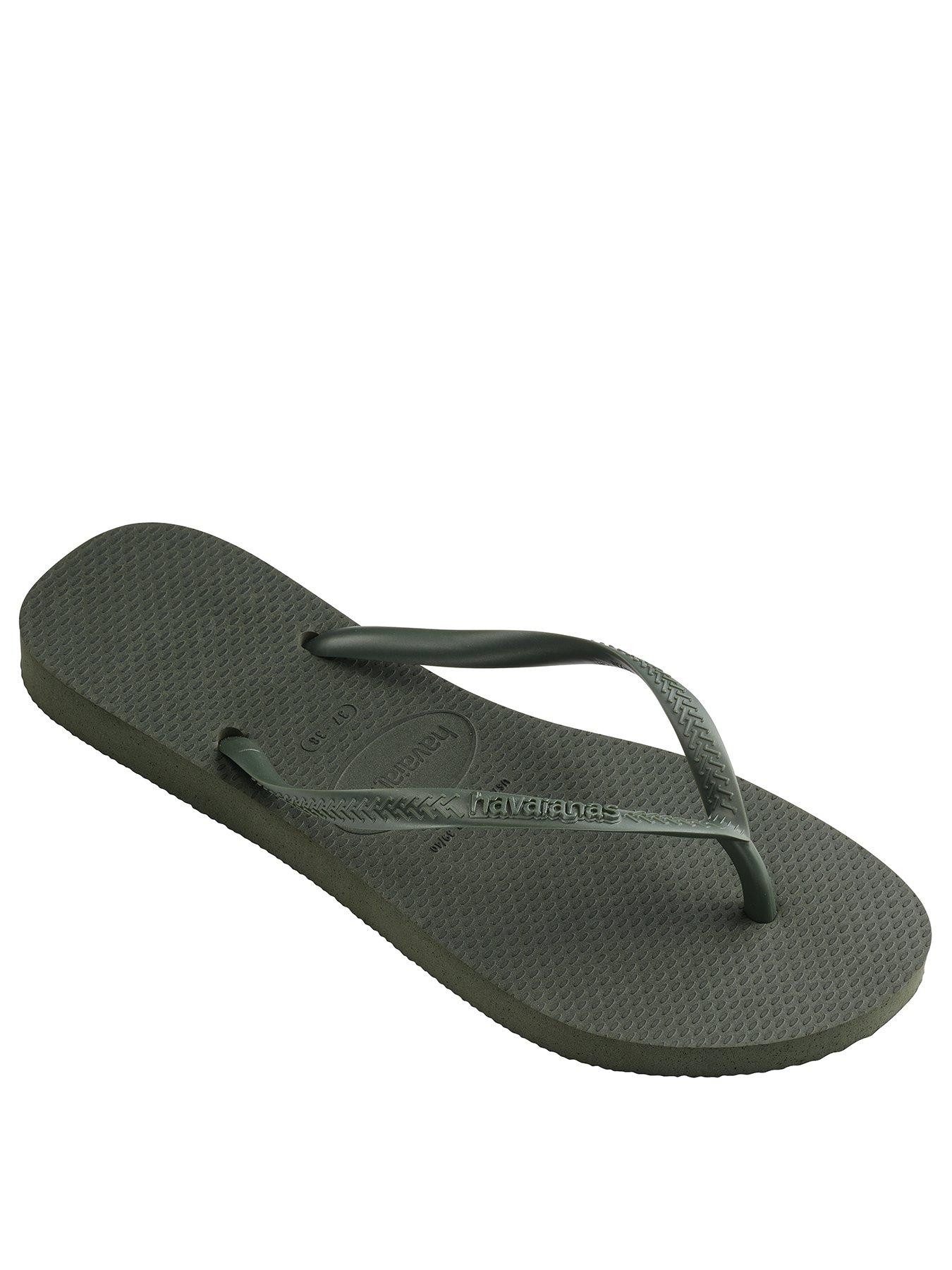 Image 2 of 5 of Havaianas Slim Flip Flop - Green Olive