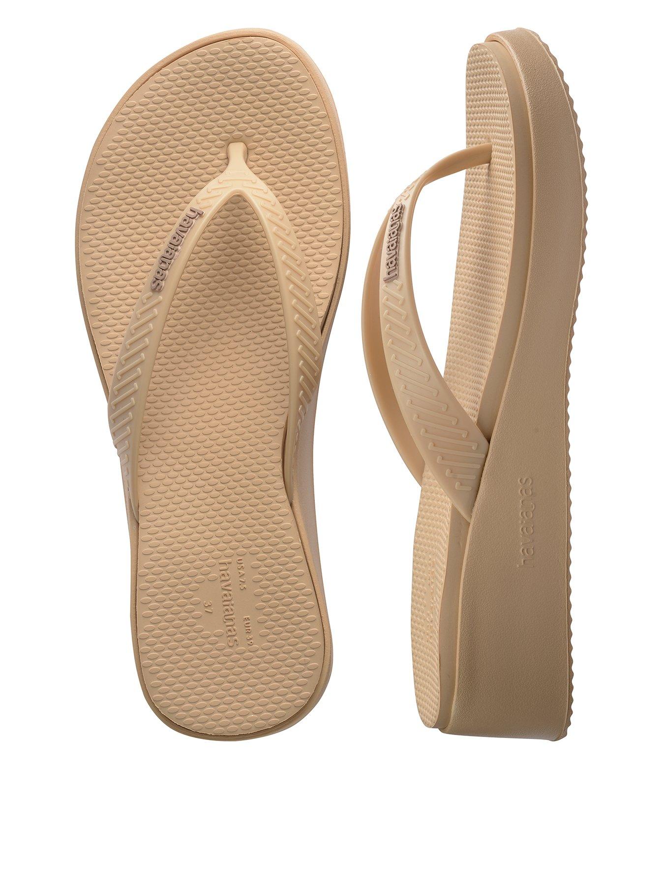 Image 1 of 6 of Havaianas High Platform Ii Flip Flop - Golden