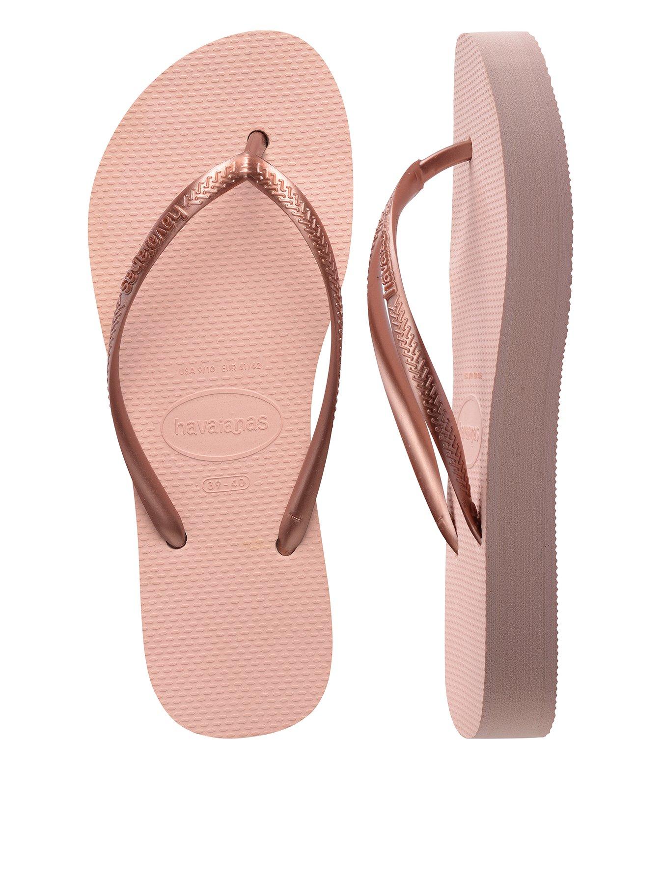 Image 1 of 6 of Havaianas Slim Flatform Flip Flop - Ballet Rose