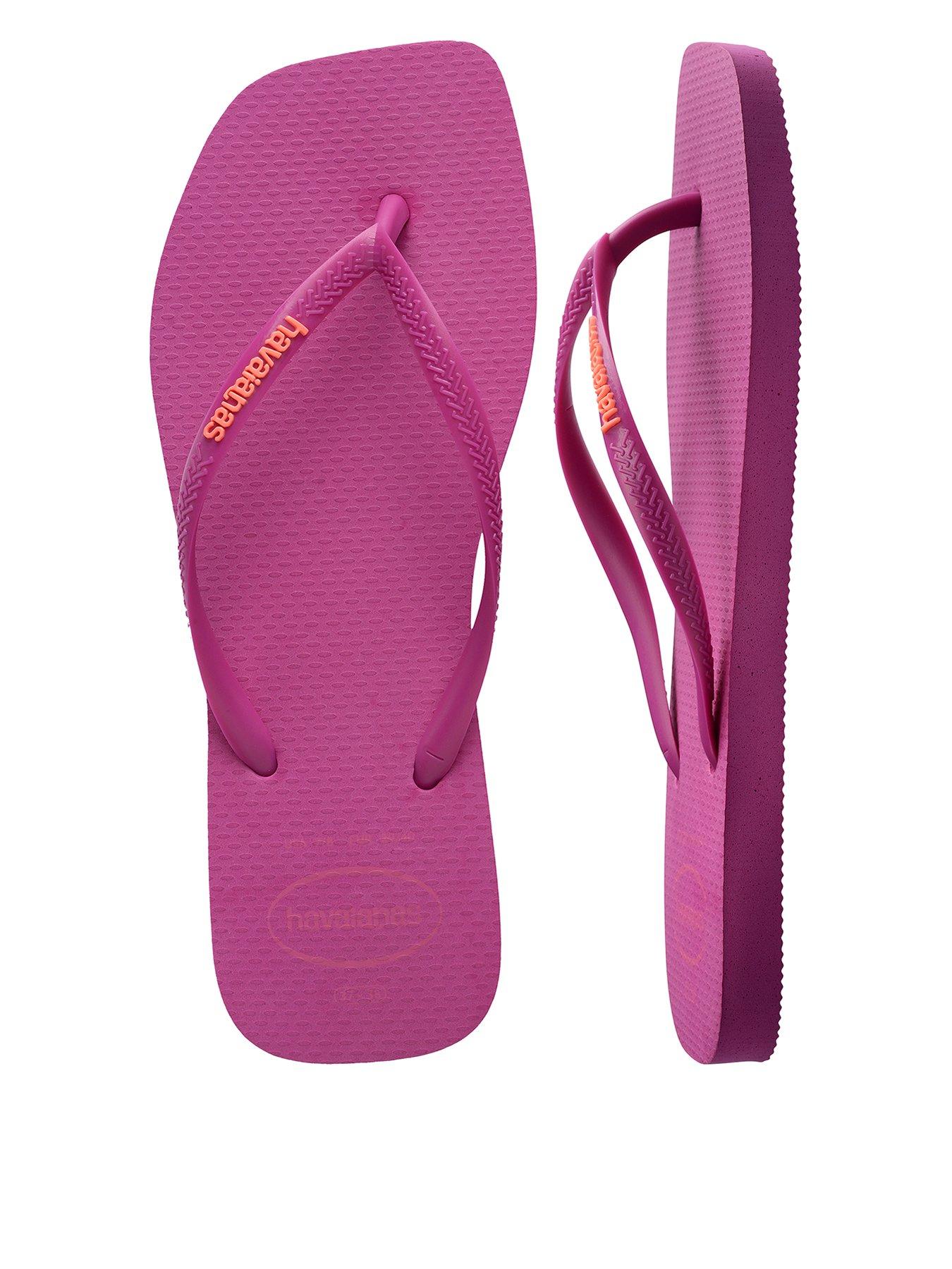 Havaianas Square Logo Pop Up Flip Flop - Rose Gum