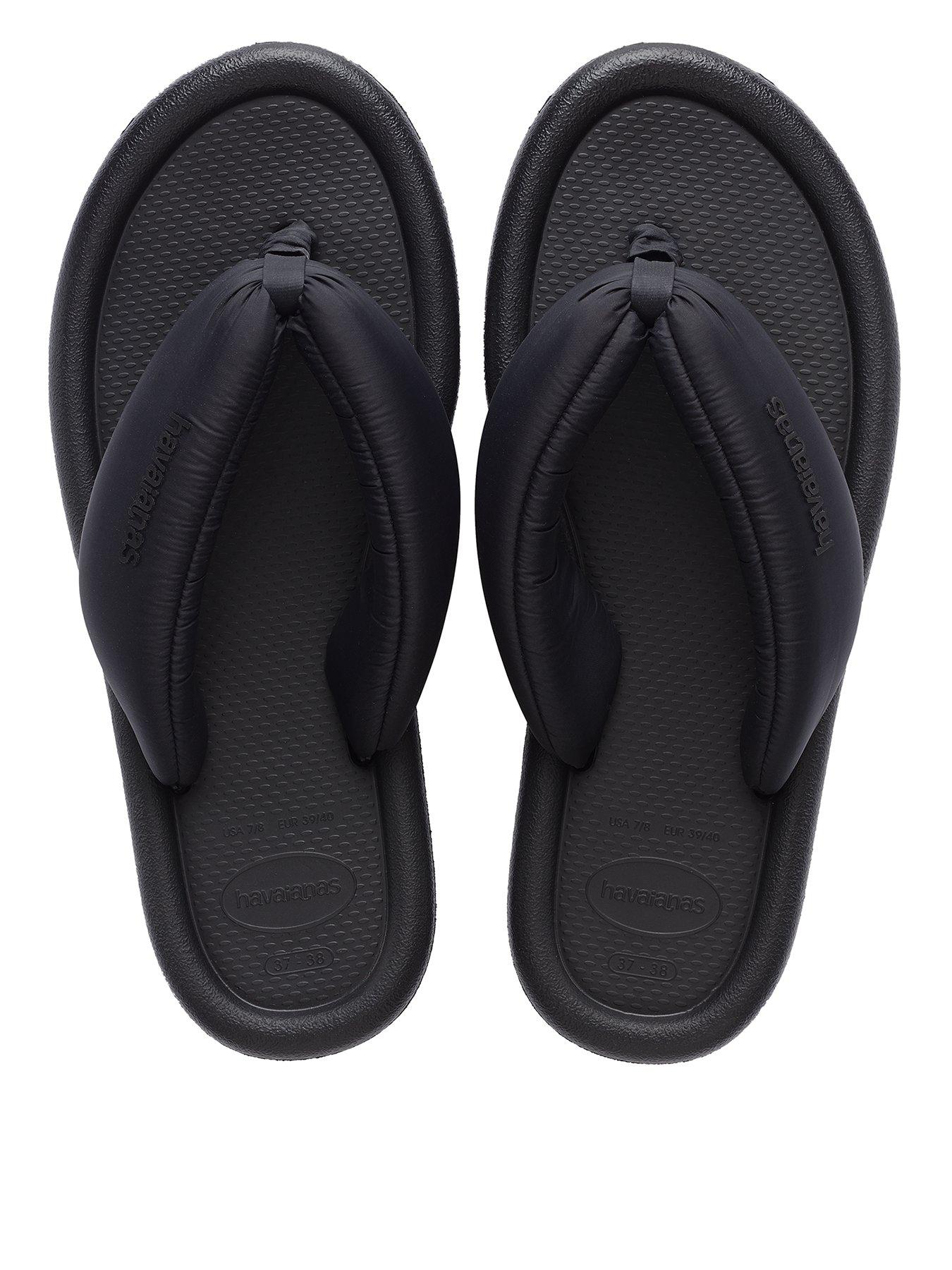 Havaianas Maxi Puffed Up Flip Flop - Black
