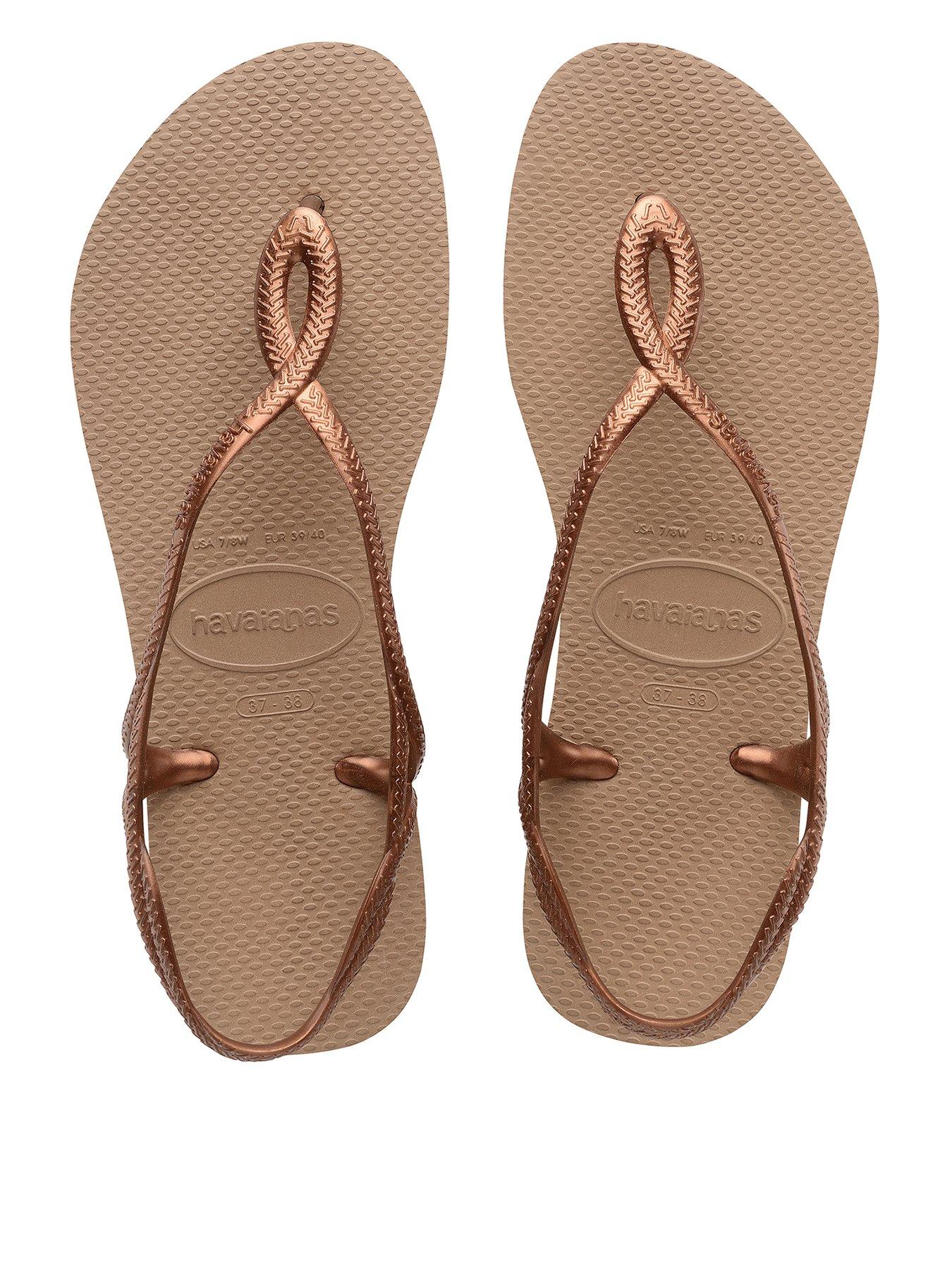 Havaianas Luna Sandals - Rose Gold