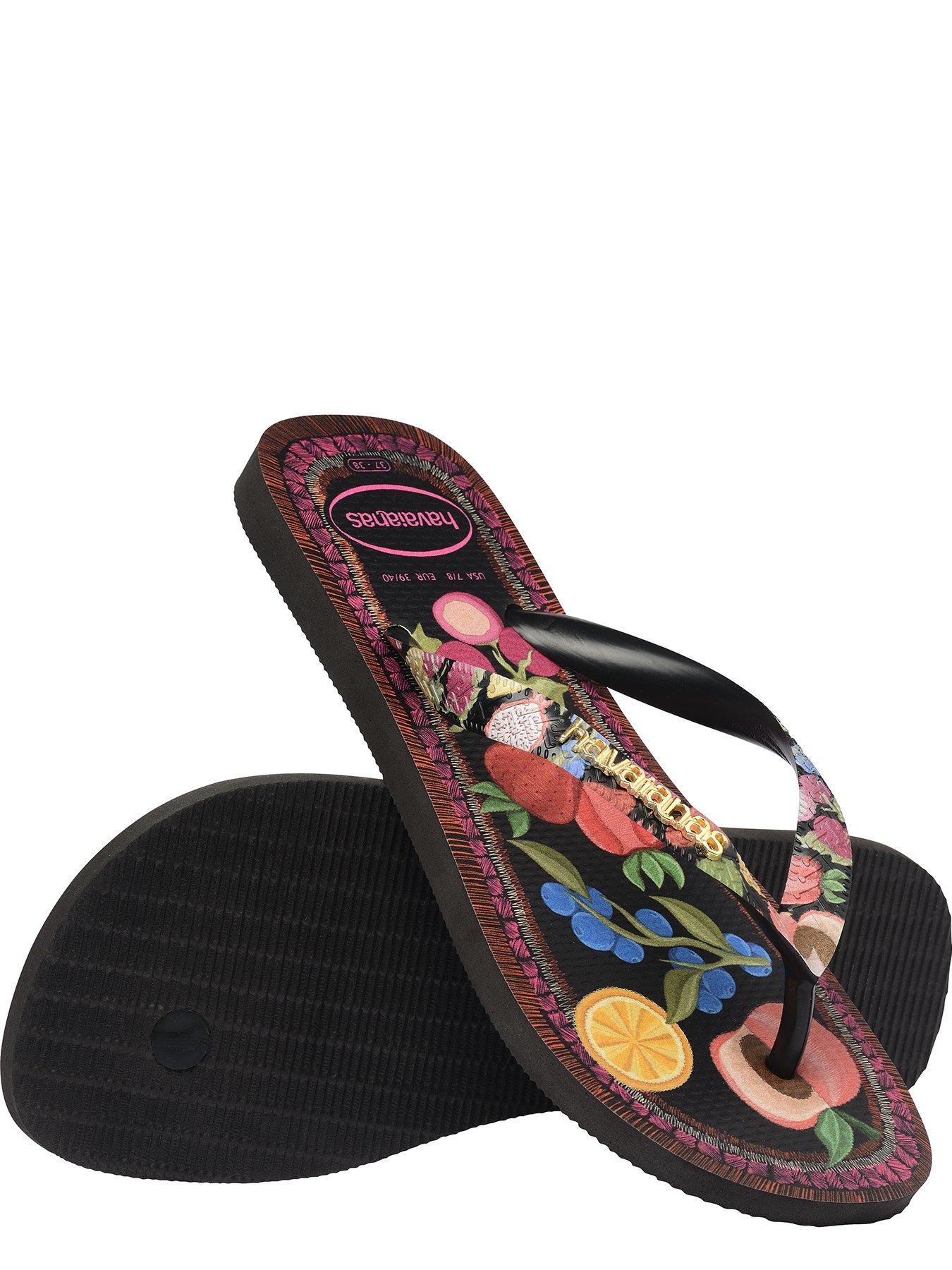 Image 4 of 5 of Havaianas Top Tropicalia Vibes Ii Flip Flop - Black