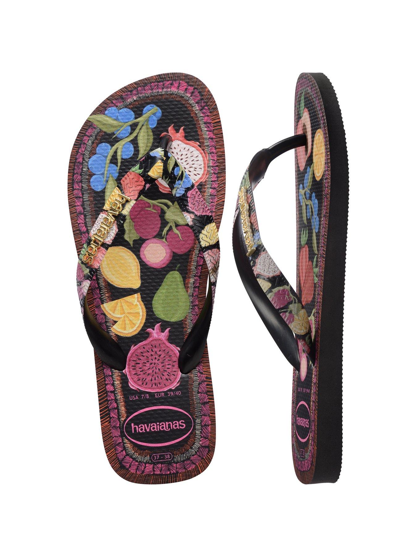 Image 5 of 5 of Havaianas Top Tropicalia Vibes Ii Flip Flop - Black
