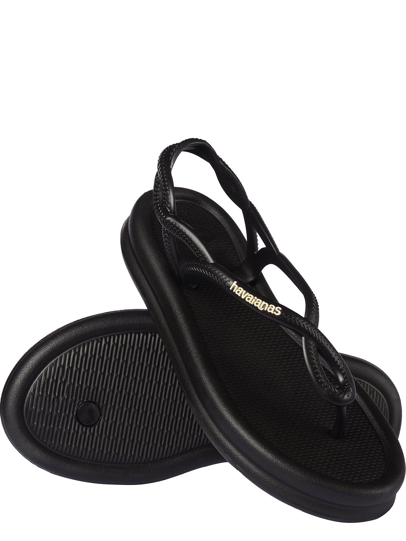 Image 5 of 6 of Havaianas Luna Puffed Up Flip Flop - Black