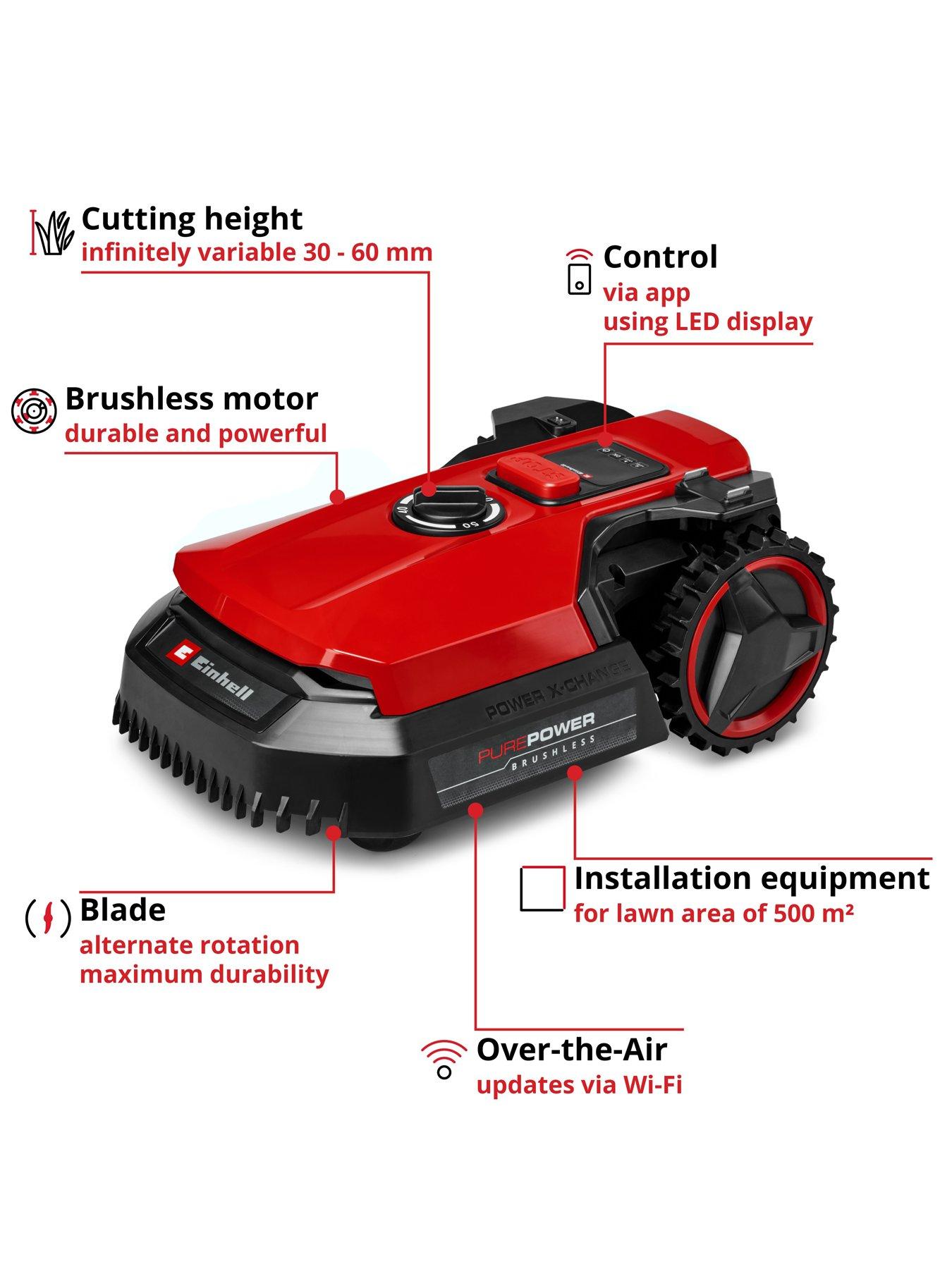 einhell-pxc-18v-robot-mower-18cm-cutting-width-1x-25ahstillFront