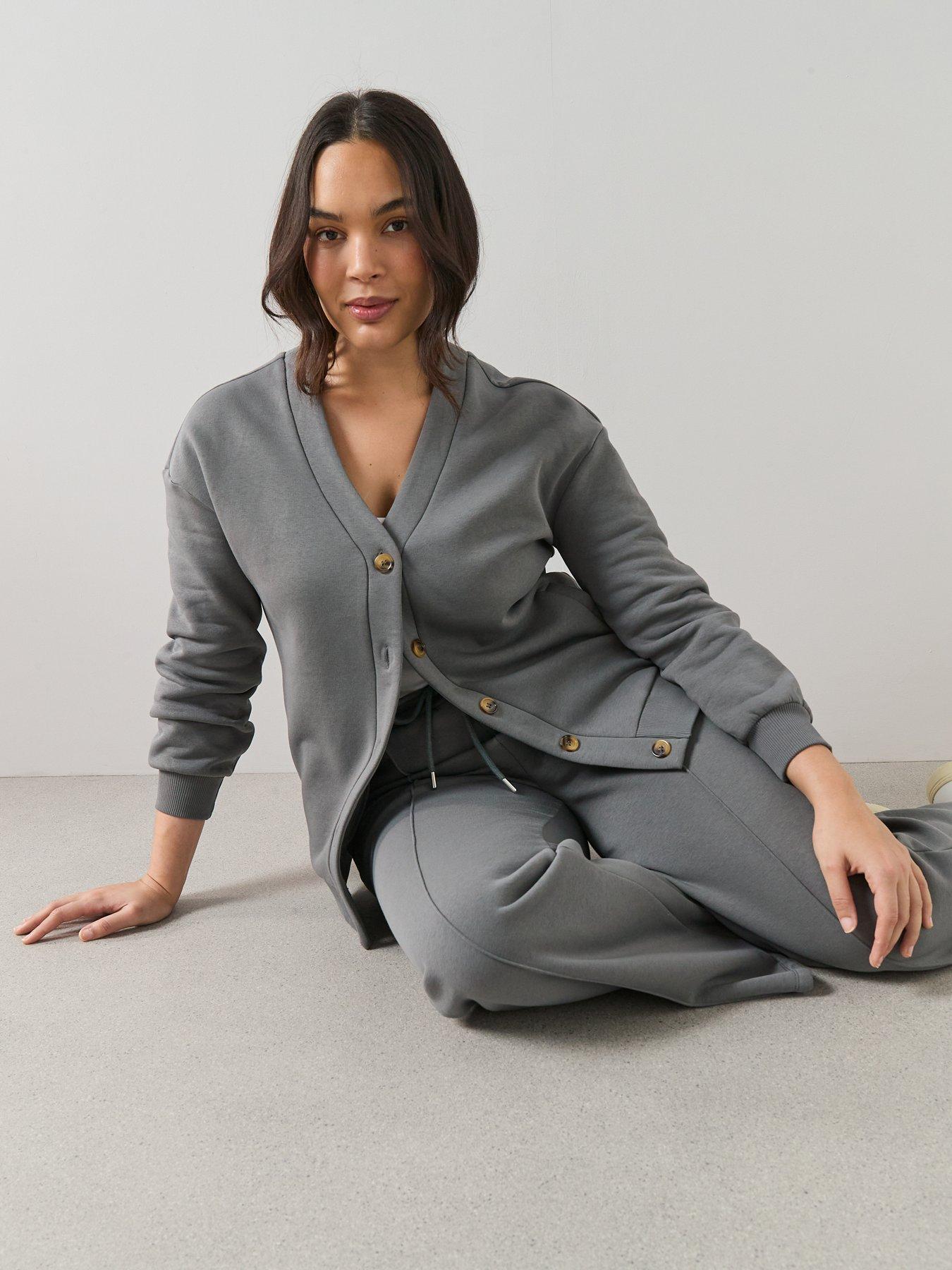 Image 6 of 7 of The Very Collection Curve Curve Button Longline Cardigan