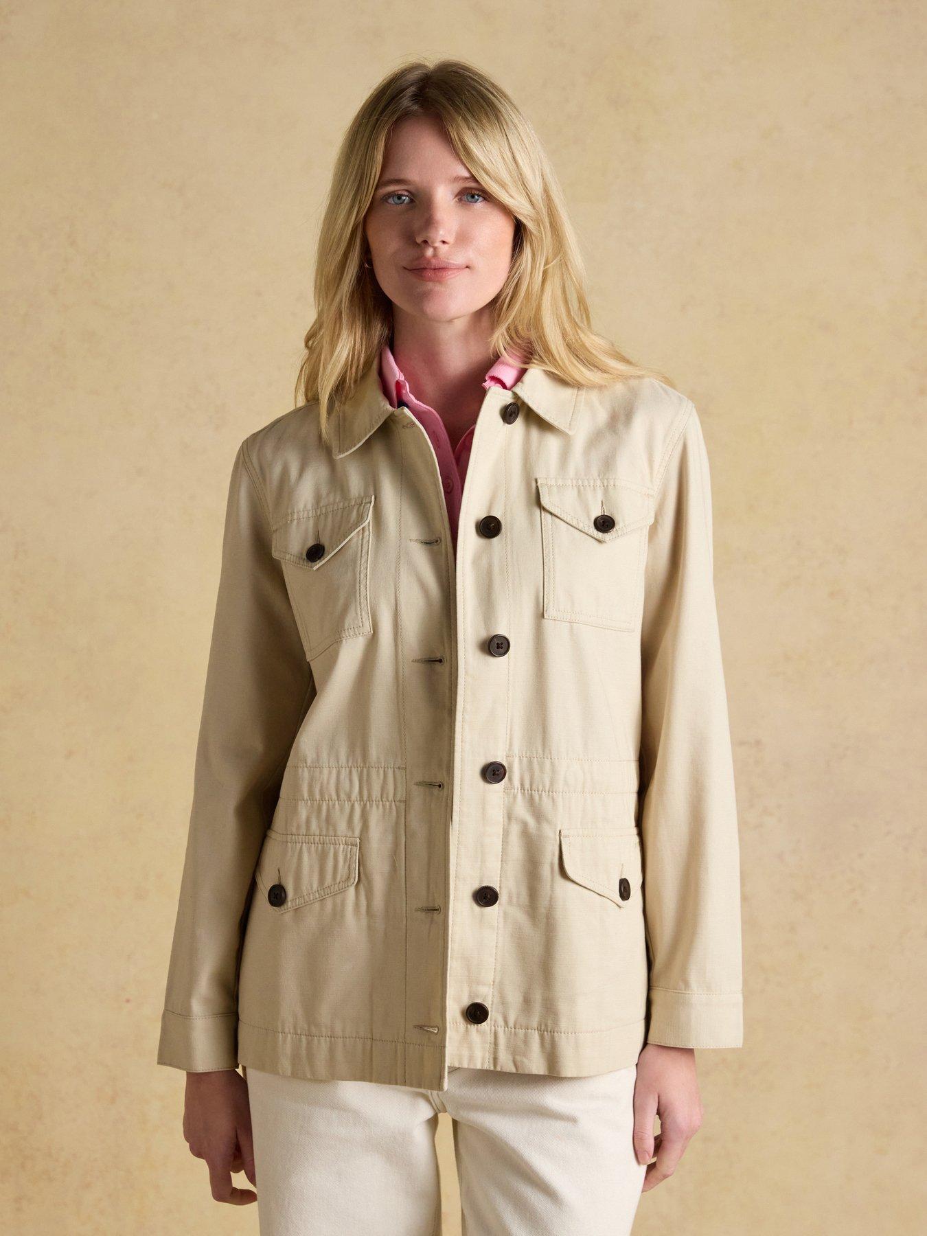 Joules Twyford Utility Jacket - Stone