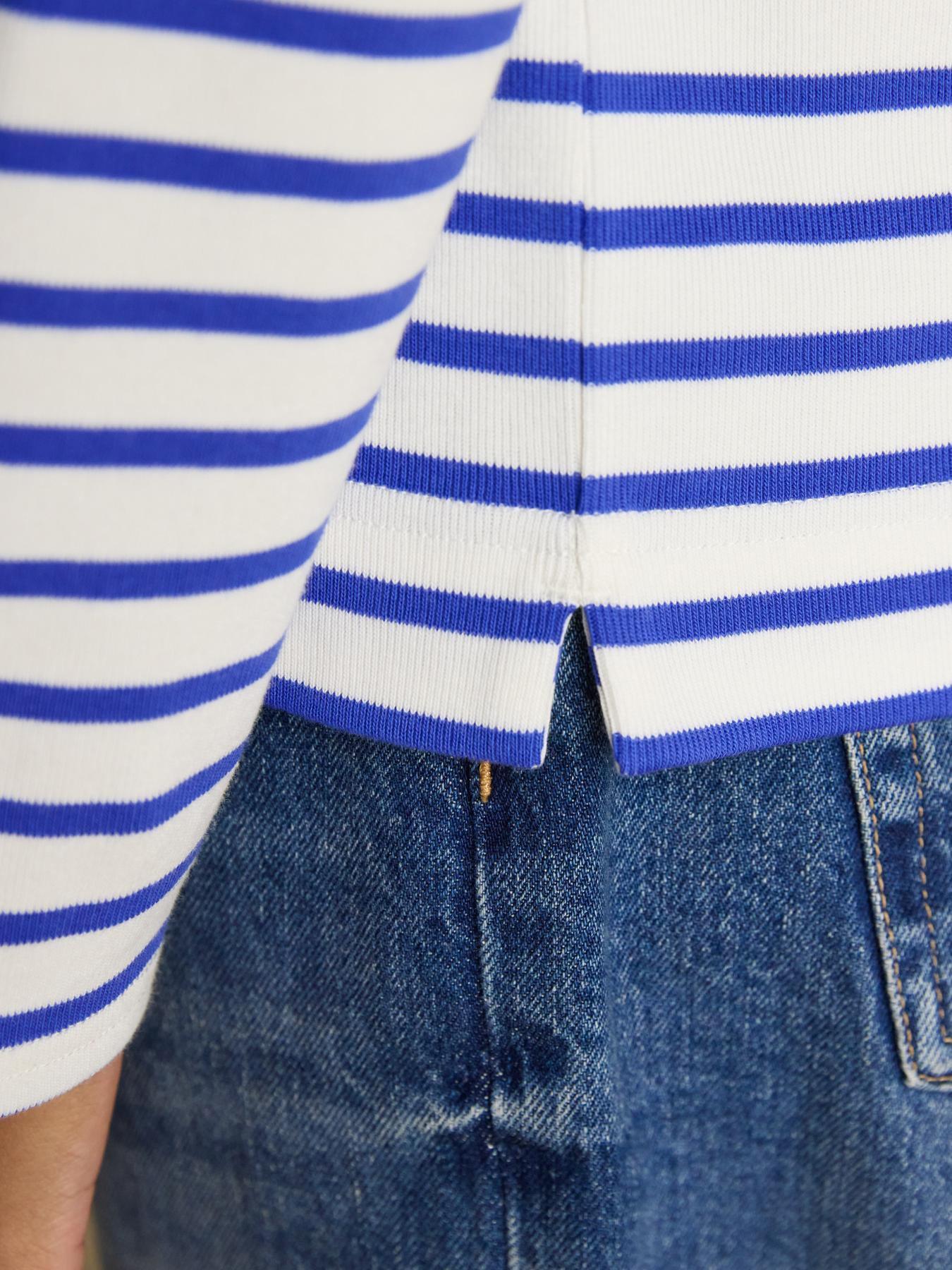 joules-melanie-breton-stripe-top-whitebluedetail