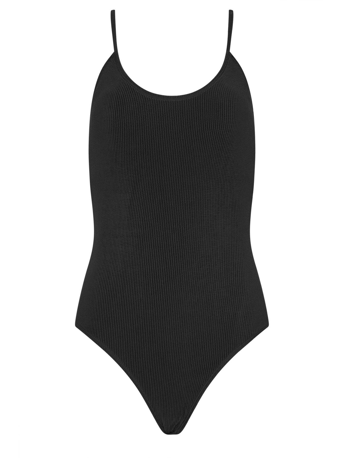 Image 5 of 5 of Long Tall Sally Tall Textured Cross Back Swimsuit