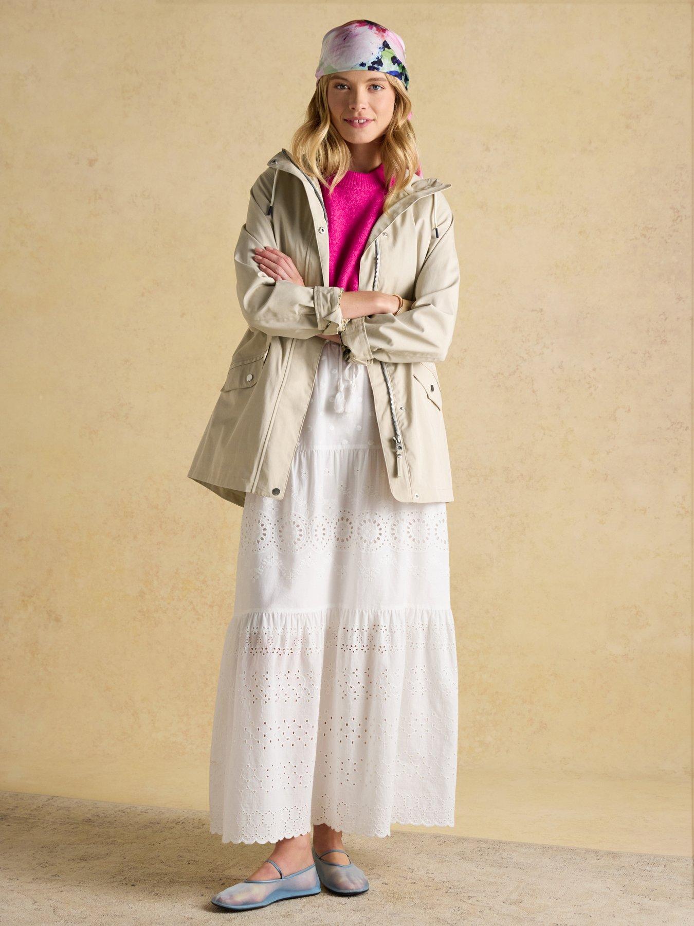 Image 1 of 7 of Joules Portwell Waterproof Raincoat - Beige