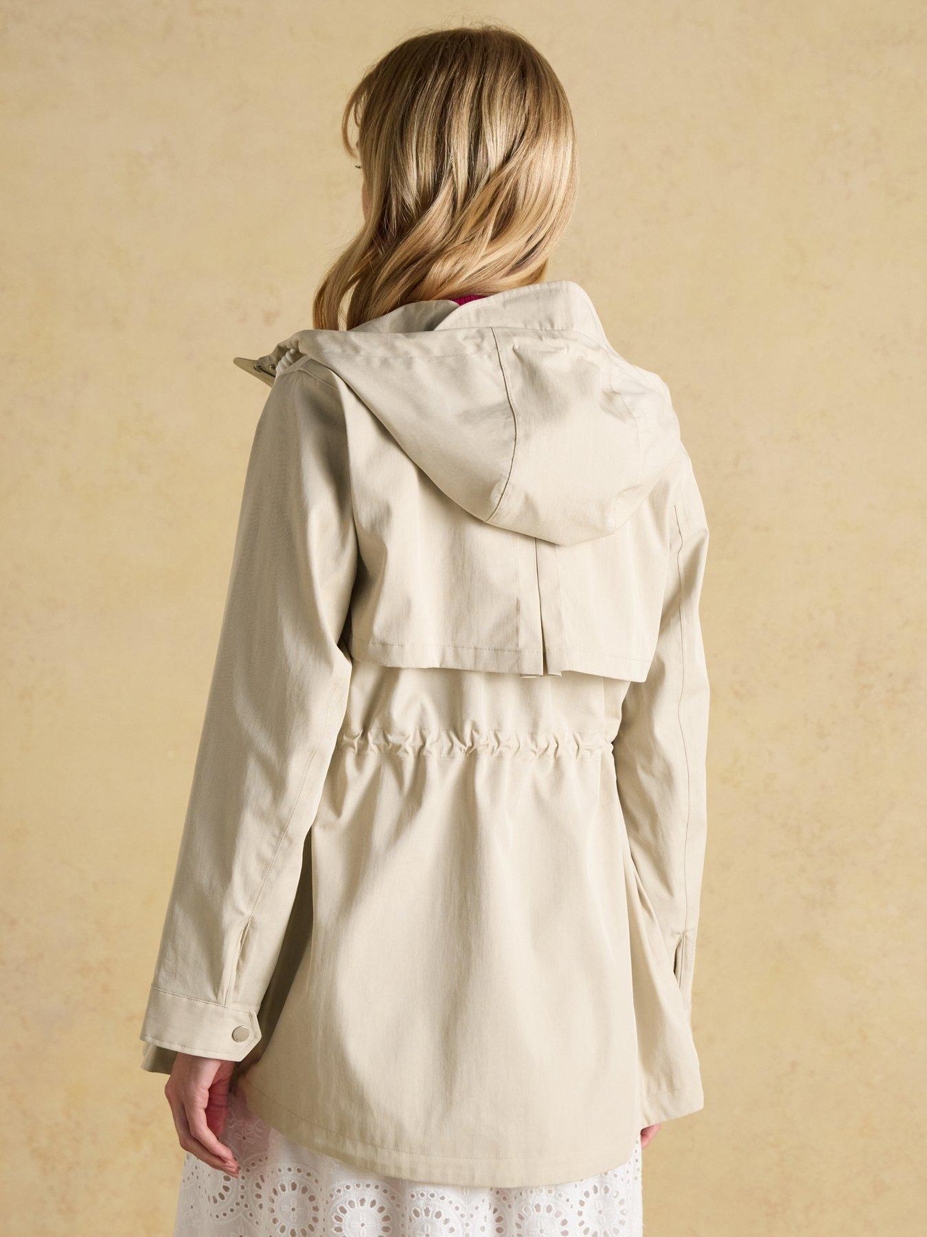 Image 2 of 7 of Joules Portwell Waterproof Raincoat - Beige