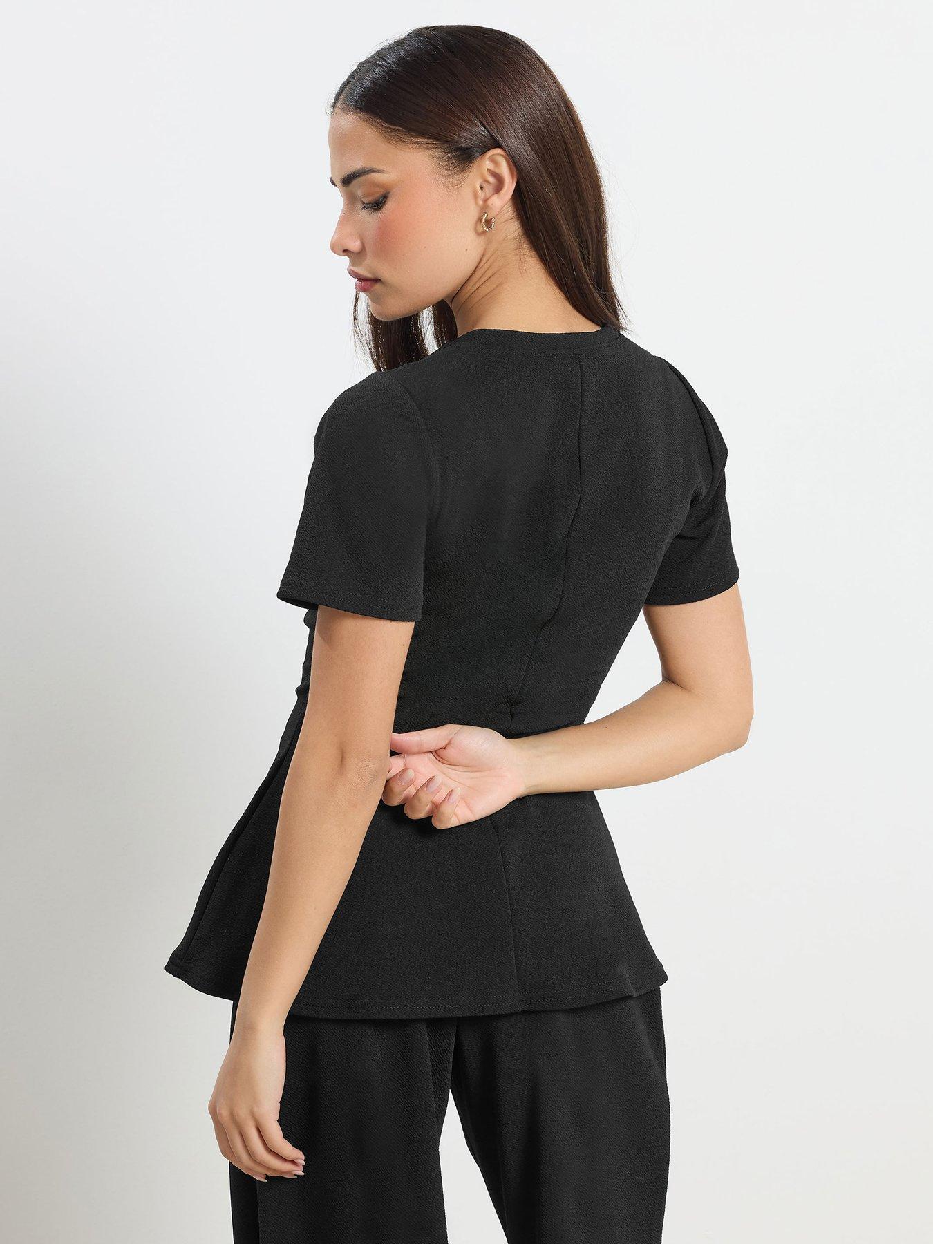 pixiegirl-petite-waisted-texture-topstillFront