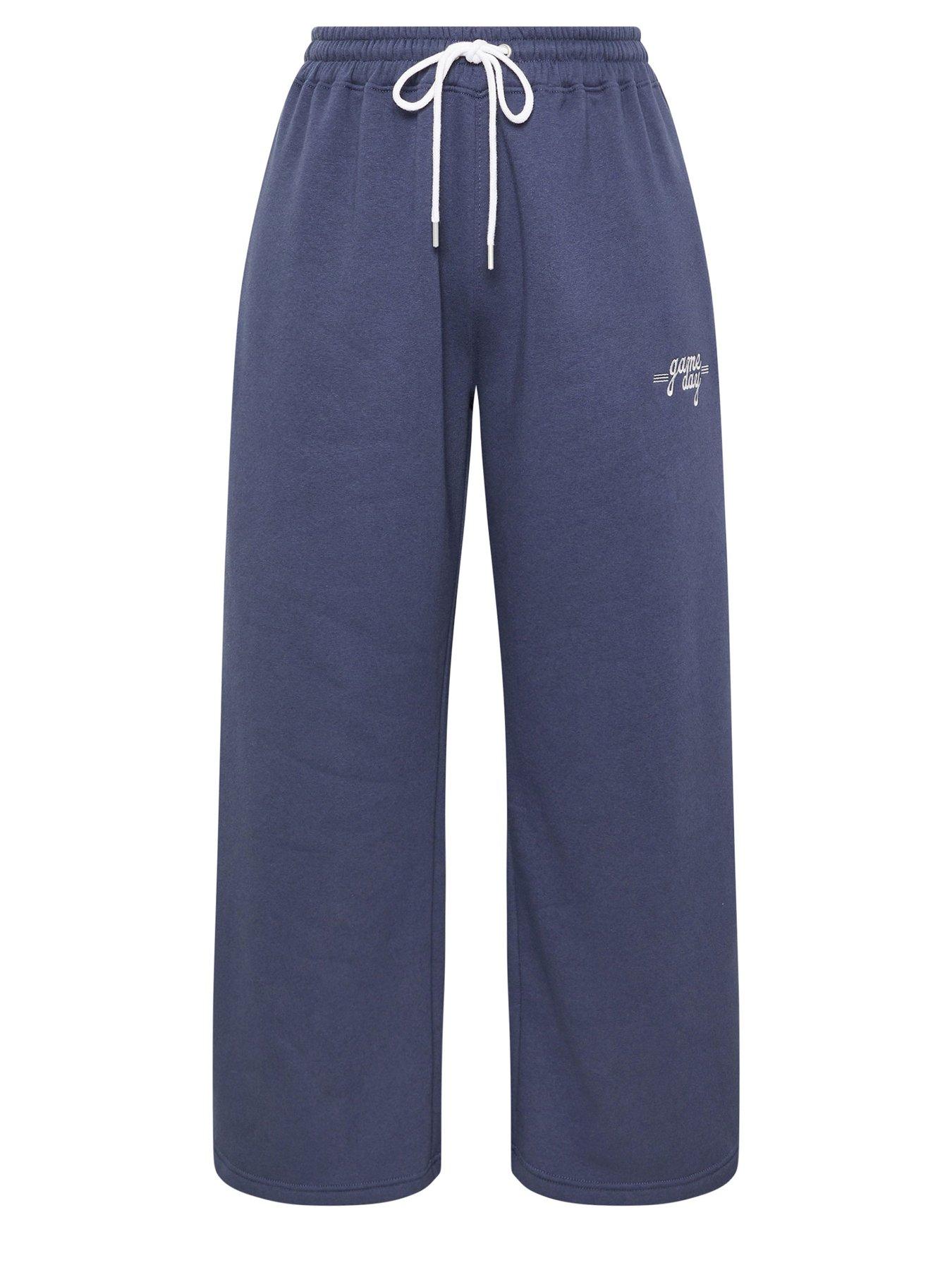 Image 5 of 5 of Yours Curve 'game Day' Embroidered Joggers