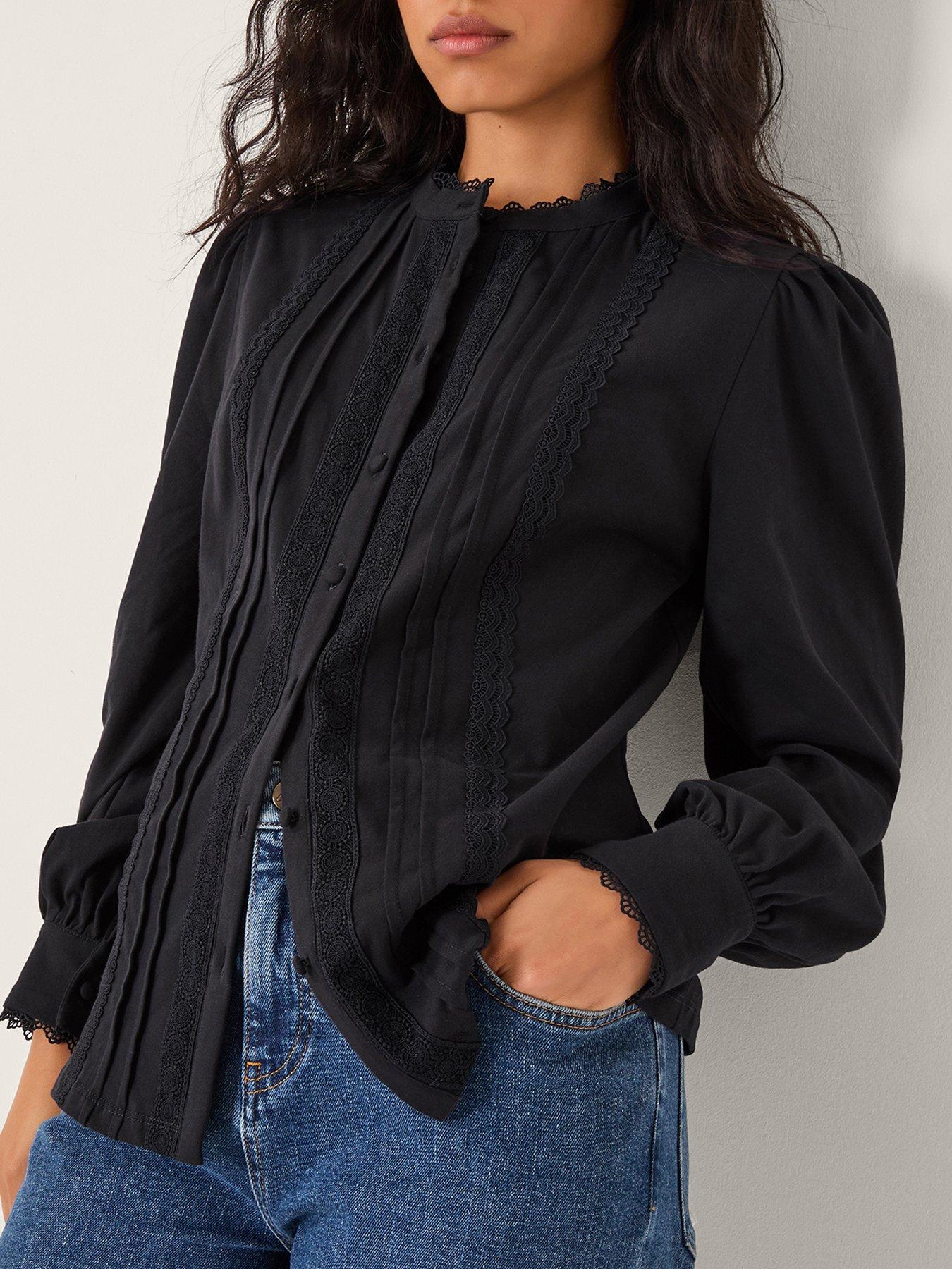 Monsoon Layla Lace Trim Shirt