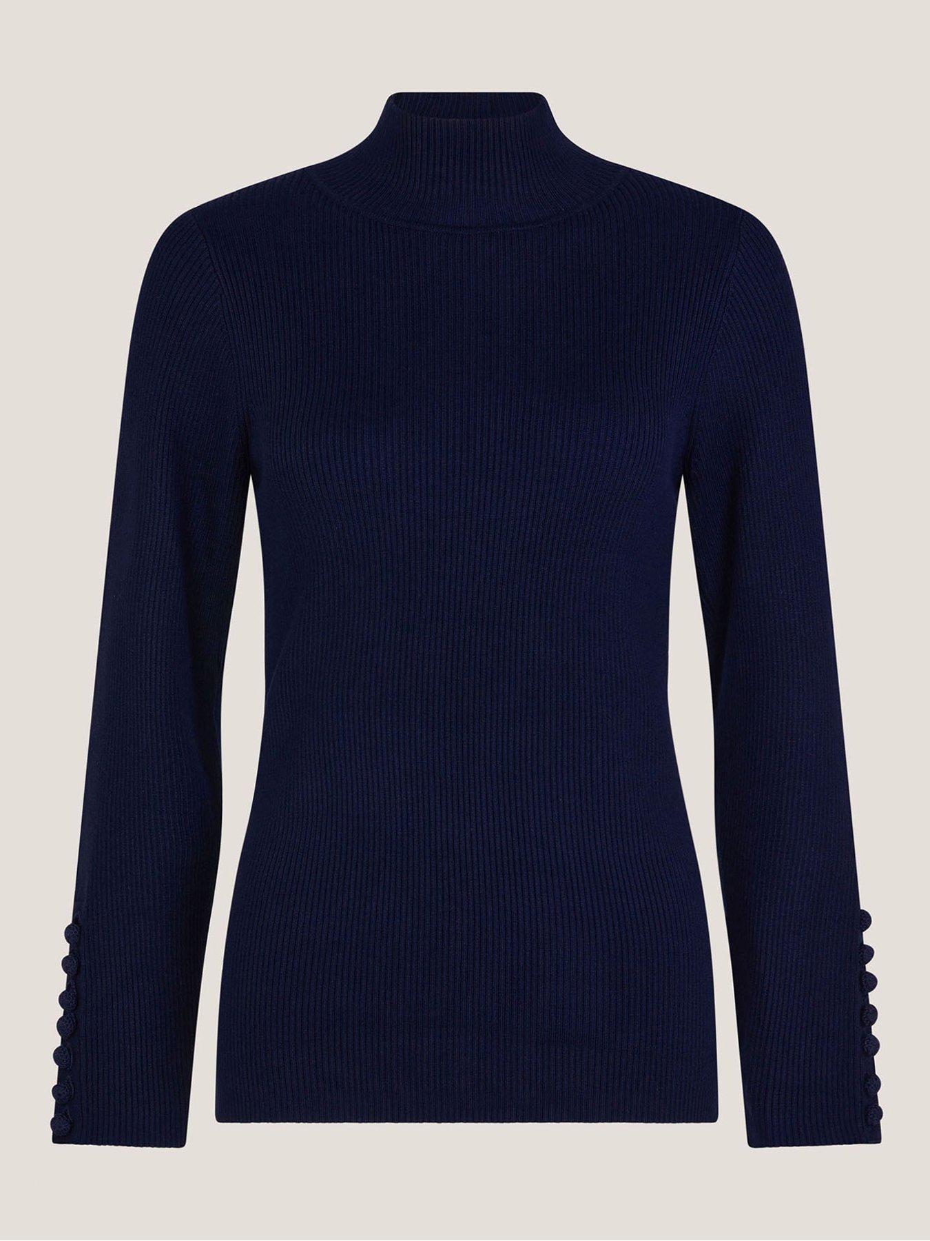 Image 5 of 5 of Monsoon Ruby Rib Polo Neck