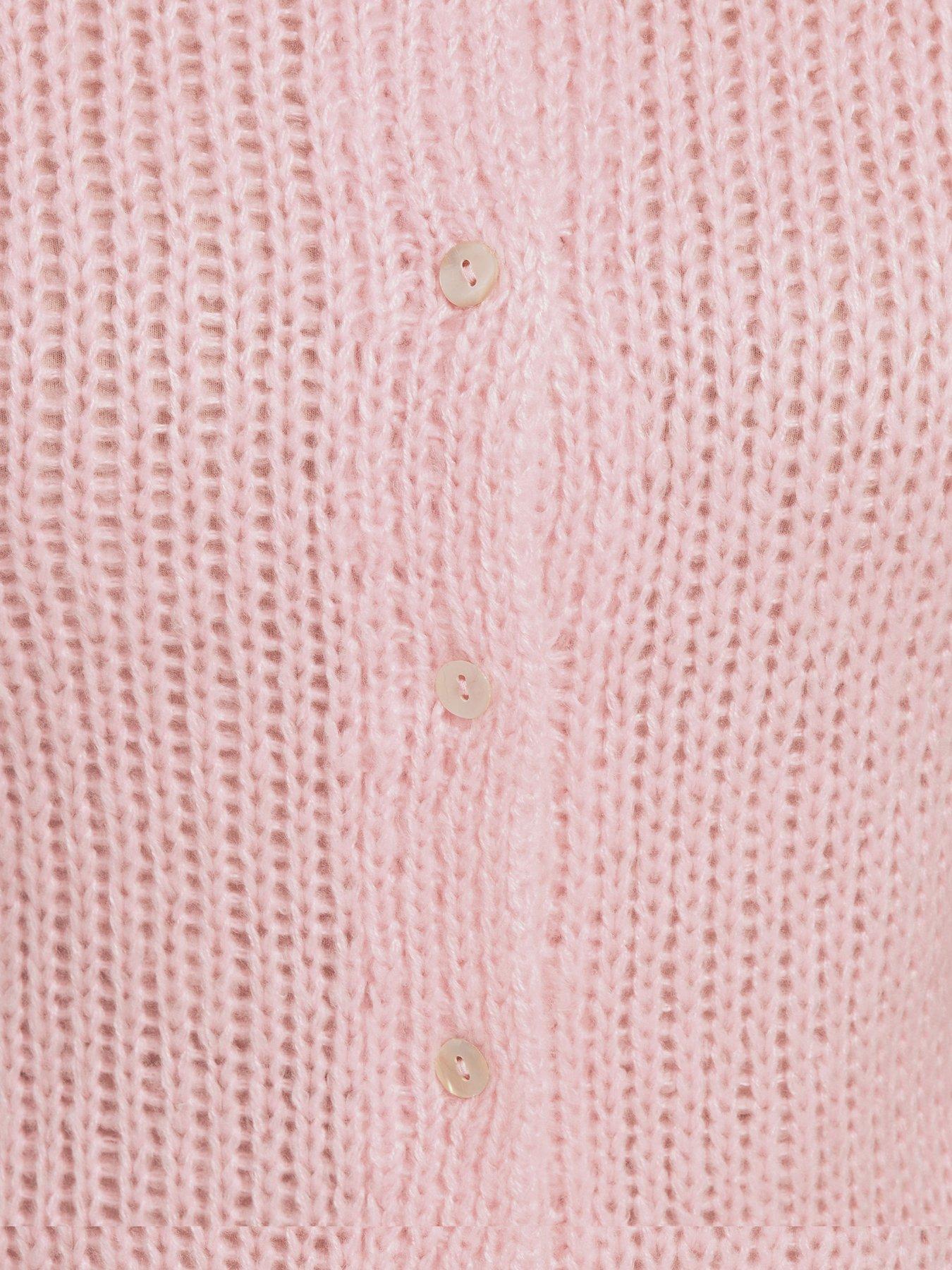 Image 4 of 5 of Yours Curve Lofty Short Sleeve Cardigan