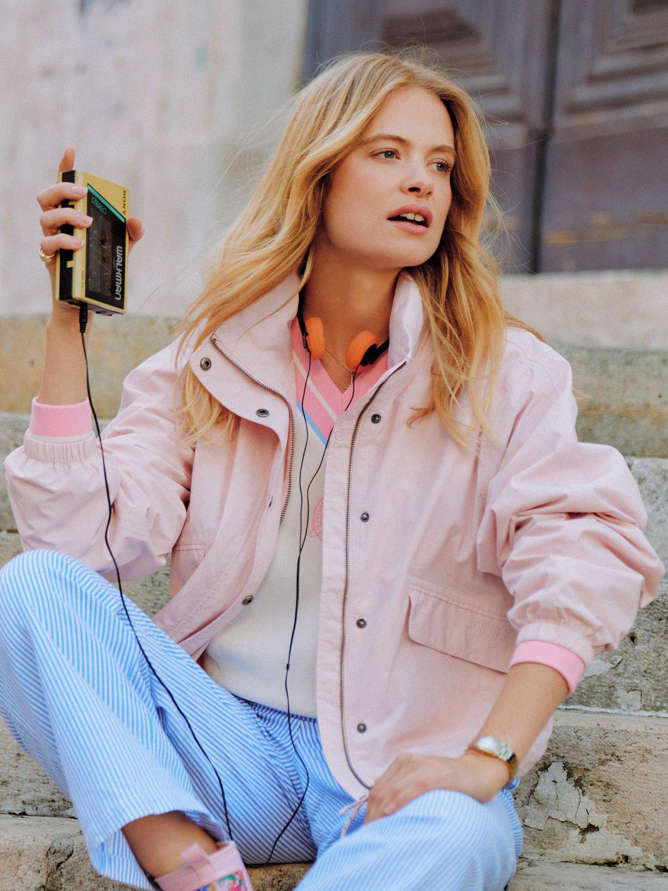 Joules Hove Waterproof Windbreaker Jacket - Pink