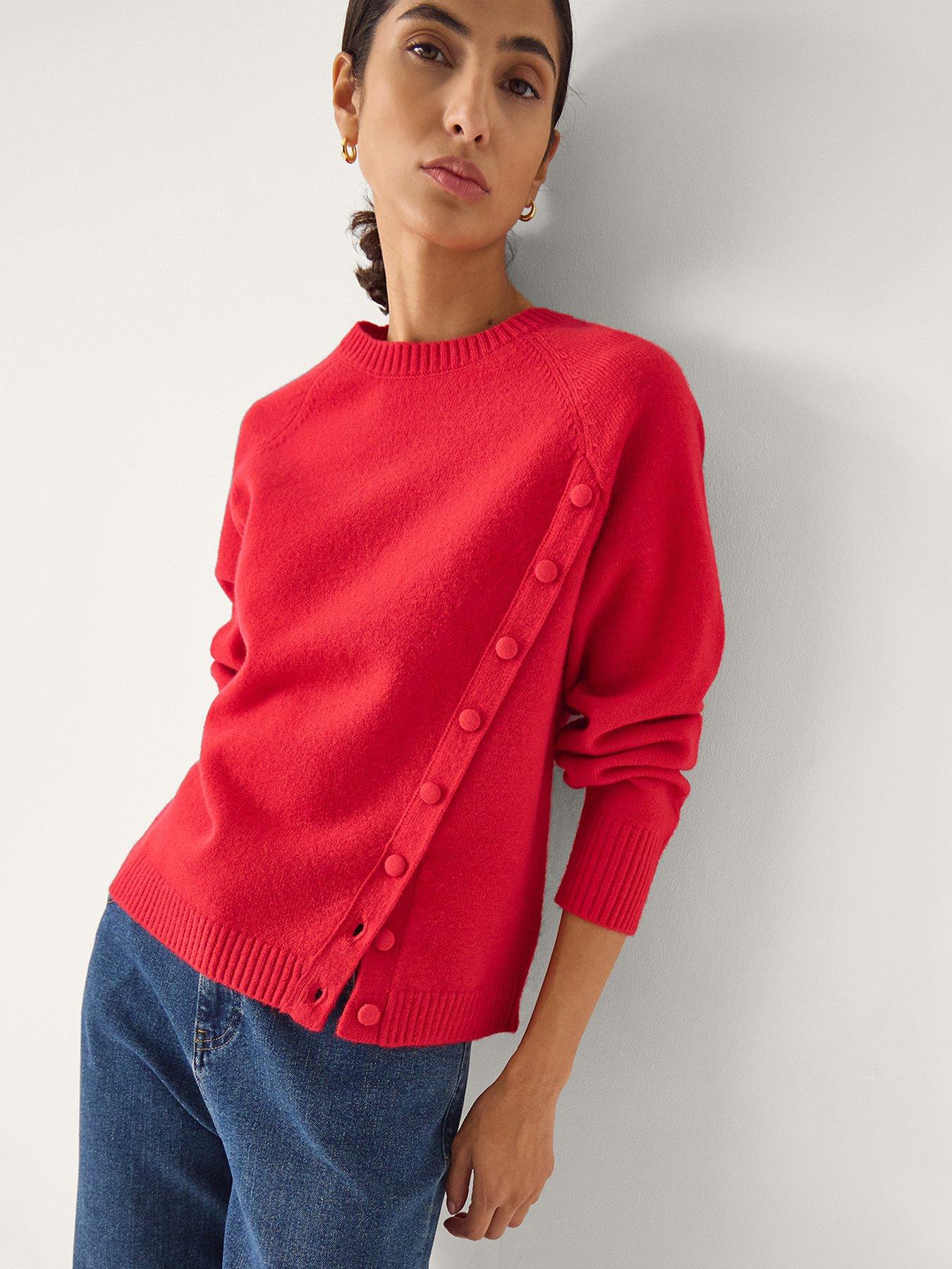 Image 1 of 4 of Monsoon Bray Button Jumper