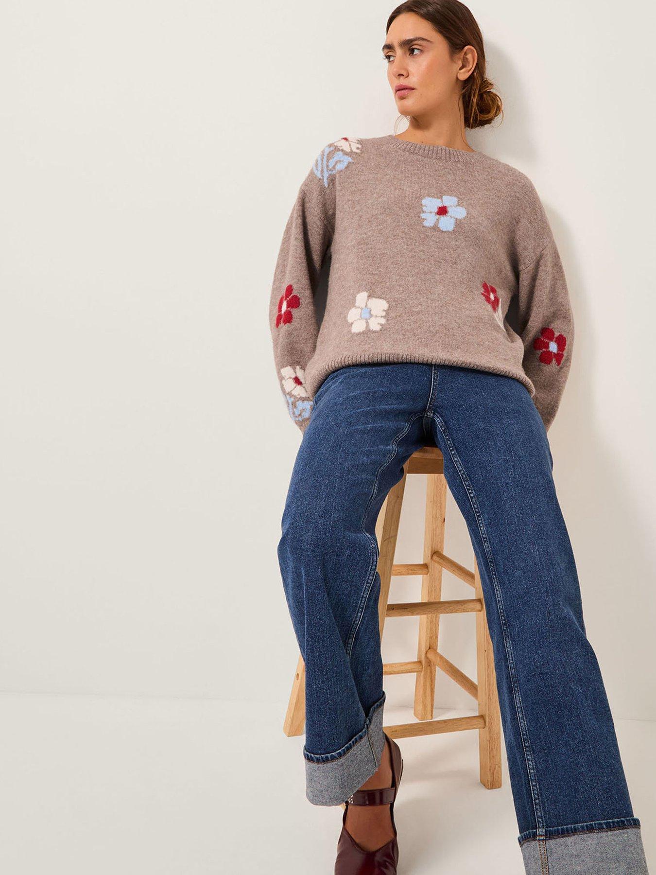 Image 3 of 5 of Monsoon Fenn Floral Jumper