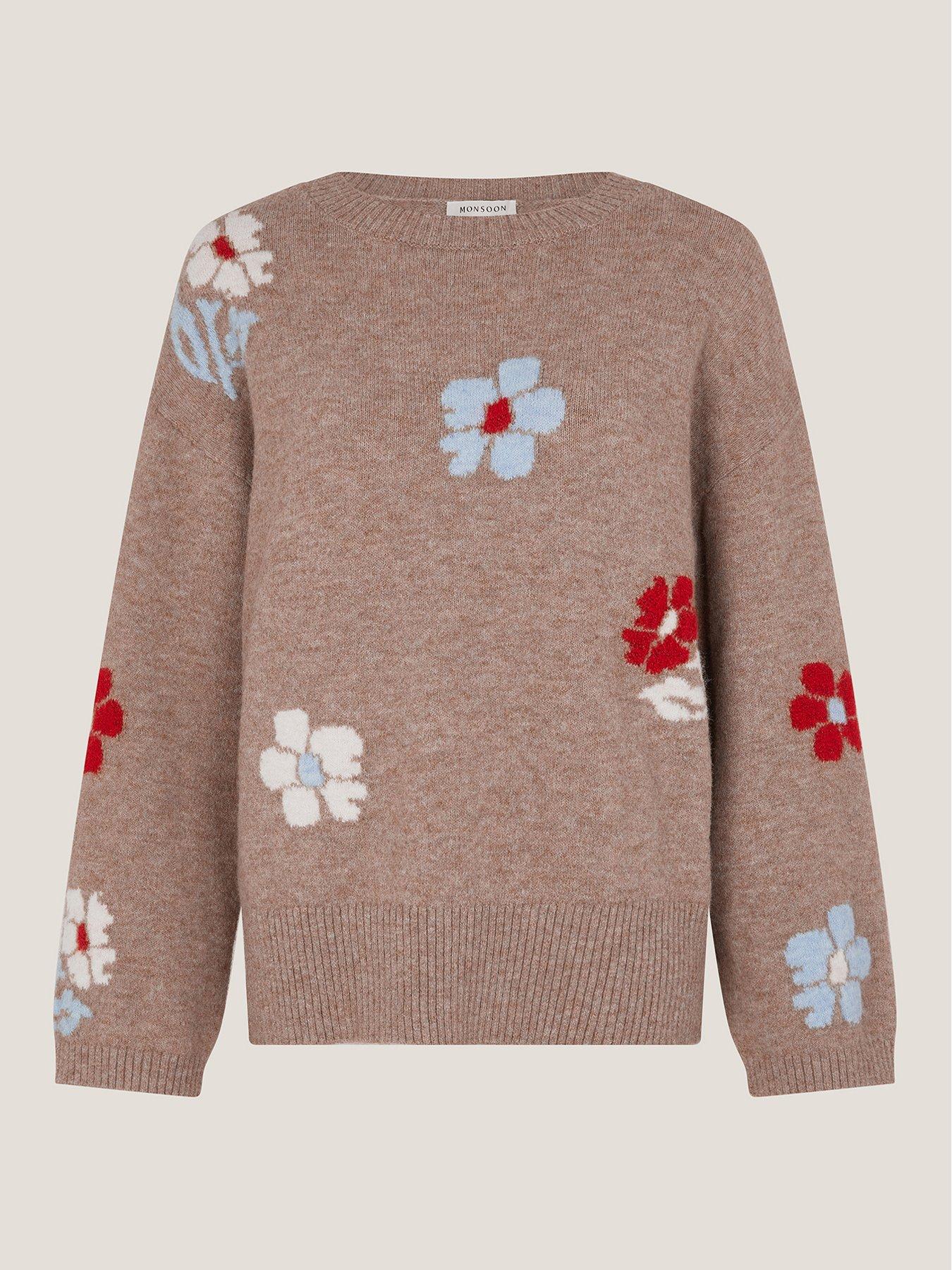 Image 5 of 5 of Monsoon Fenn Floral Jumper