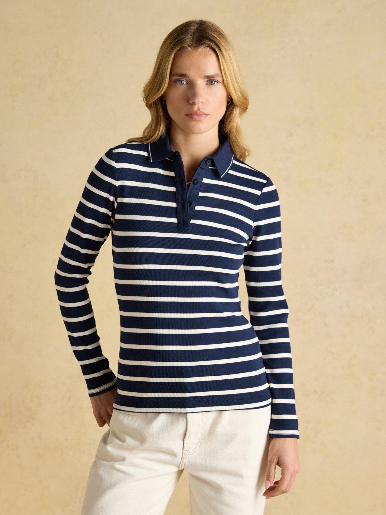joules-ribbed-long-sleeve-stripe-polo-top-navycreamfront