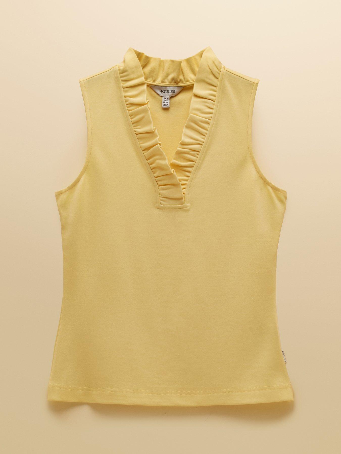 Image 6 of 6 of Joules Heidi Sleeveless Top - Lemon