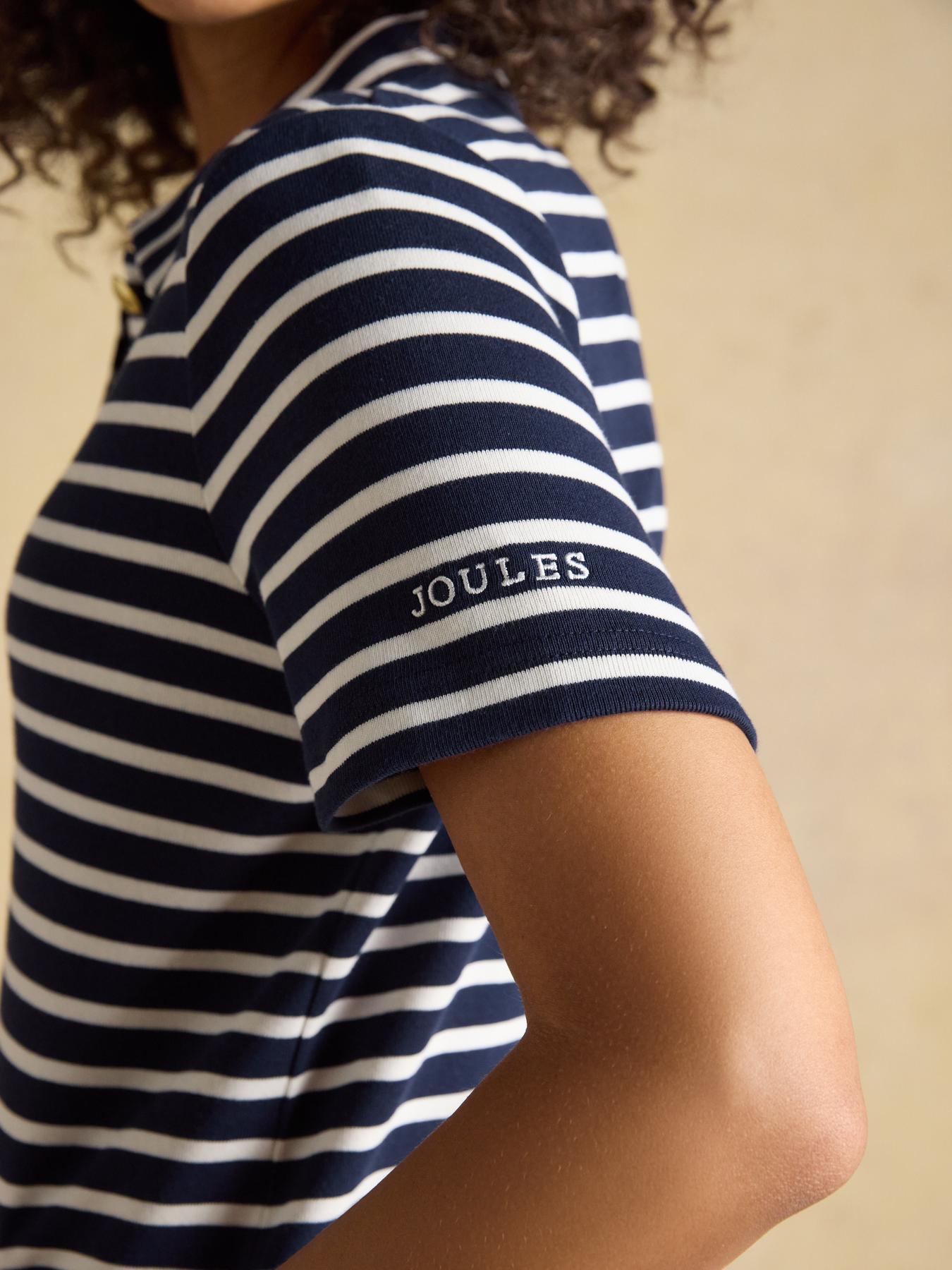 joules-jane-striped-button-collared-knee-length-dress-navydetail