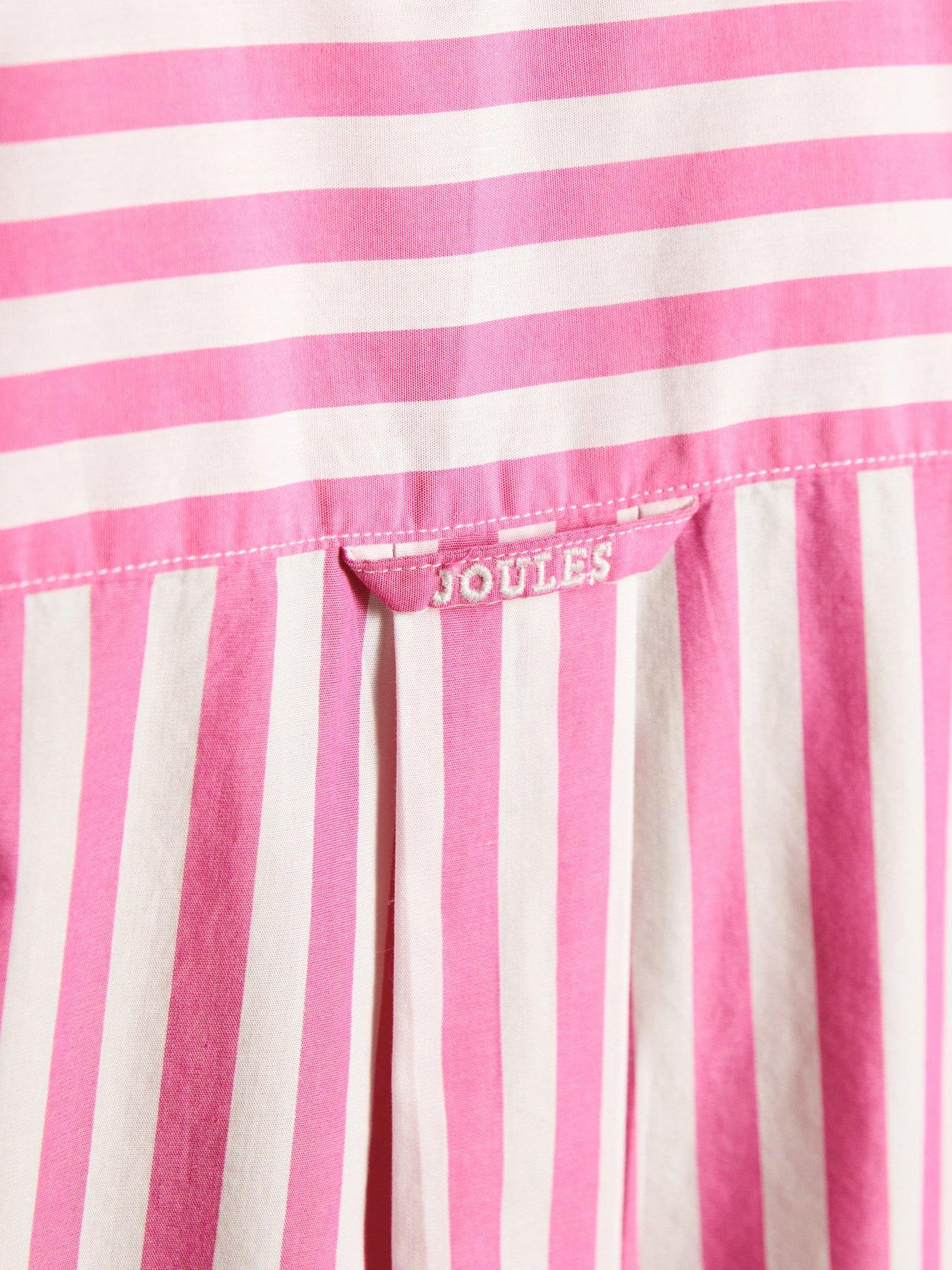 Image 7 of 7 of Joules Emma Stripe Shirt - Pink