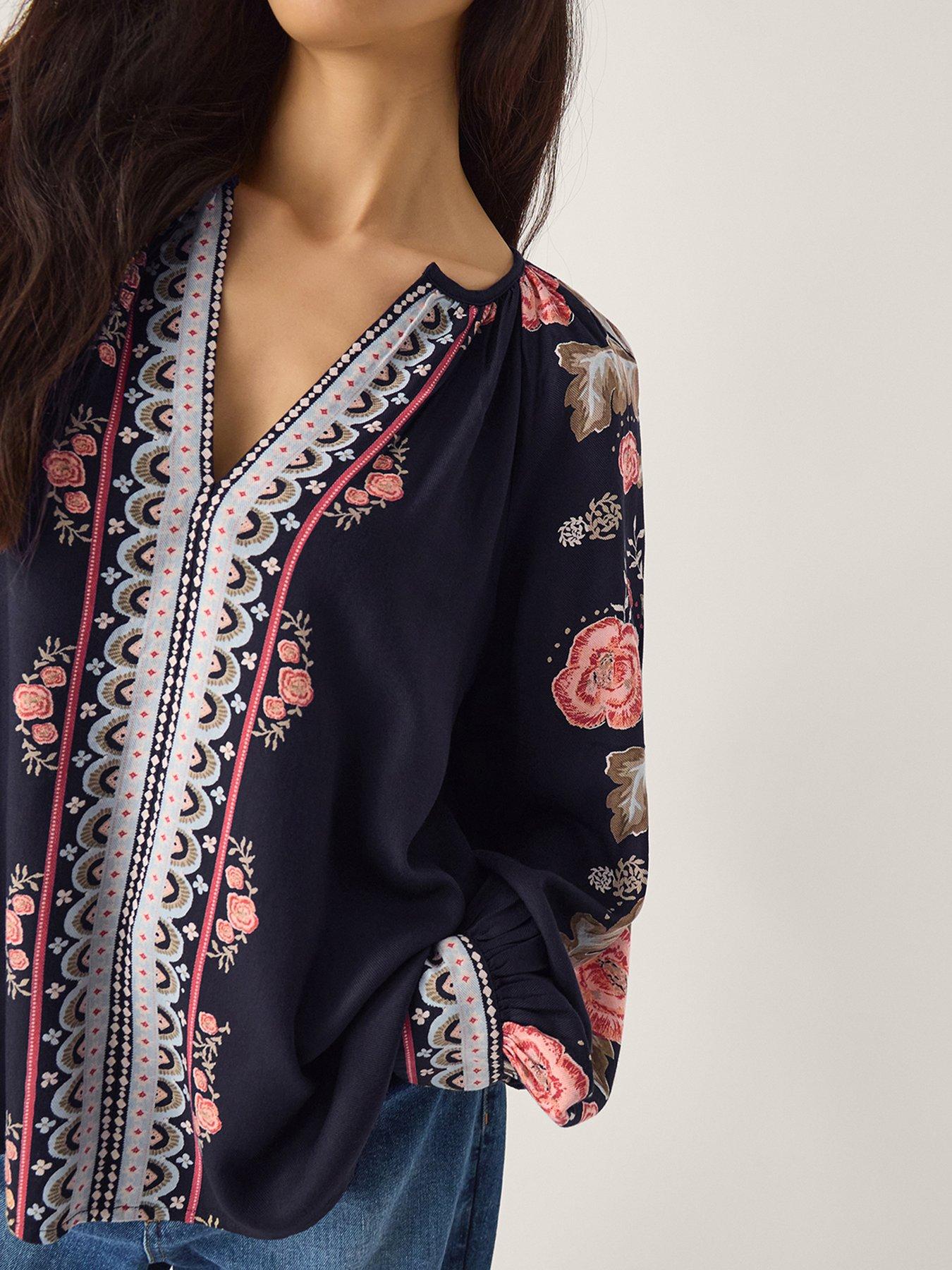 Image 4 of 5 of Monsoon Rosalie Print Blouse