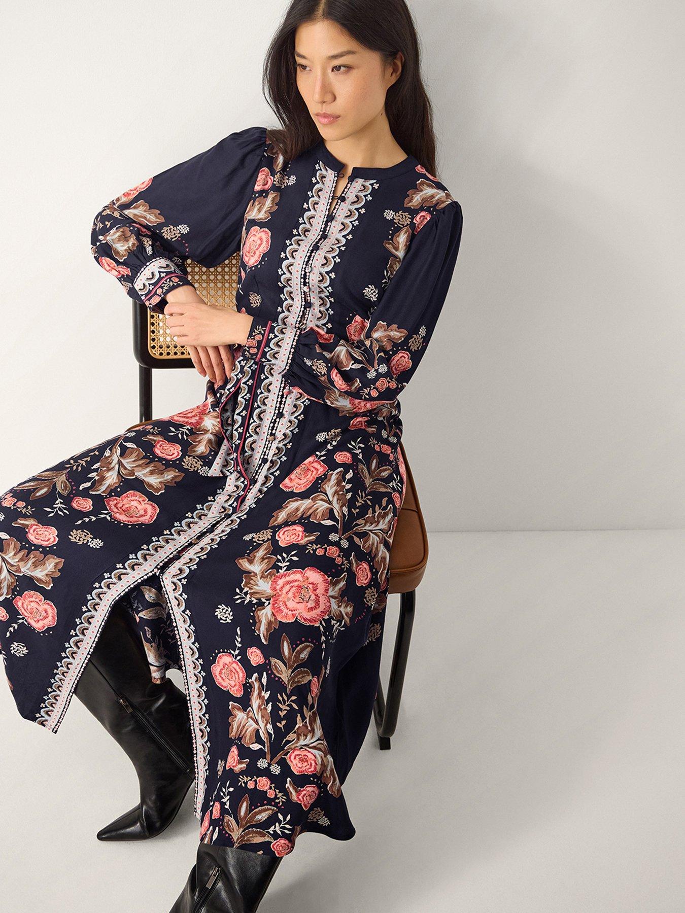 Image 3 of 5 of Monsoon Rosalie Print Dress
