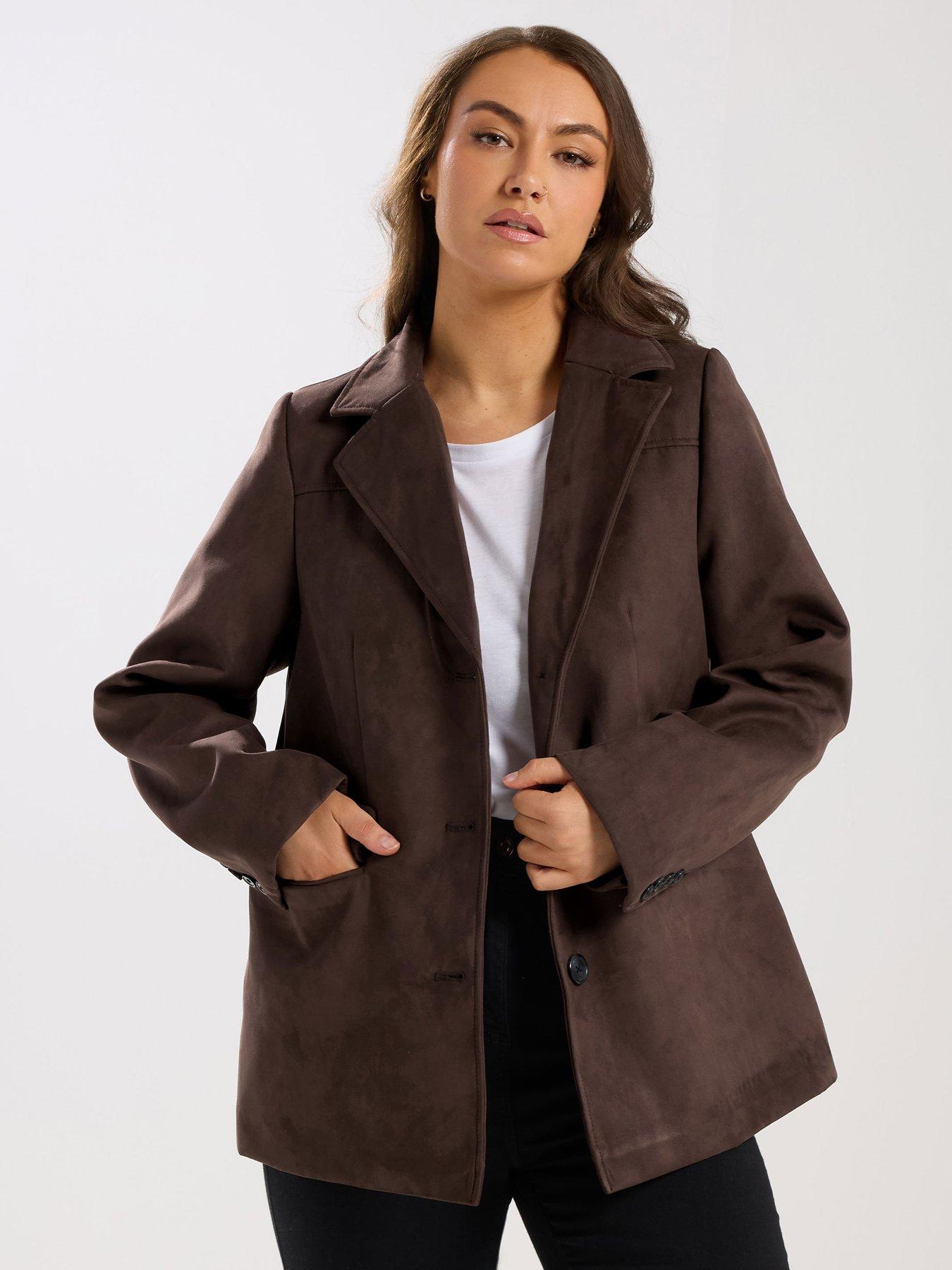 yours-curve-suedette-blazerfront