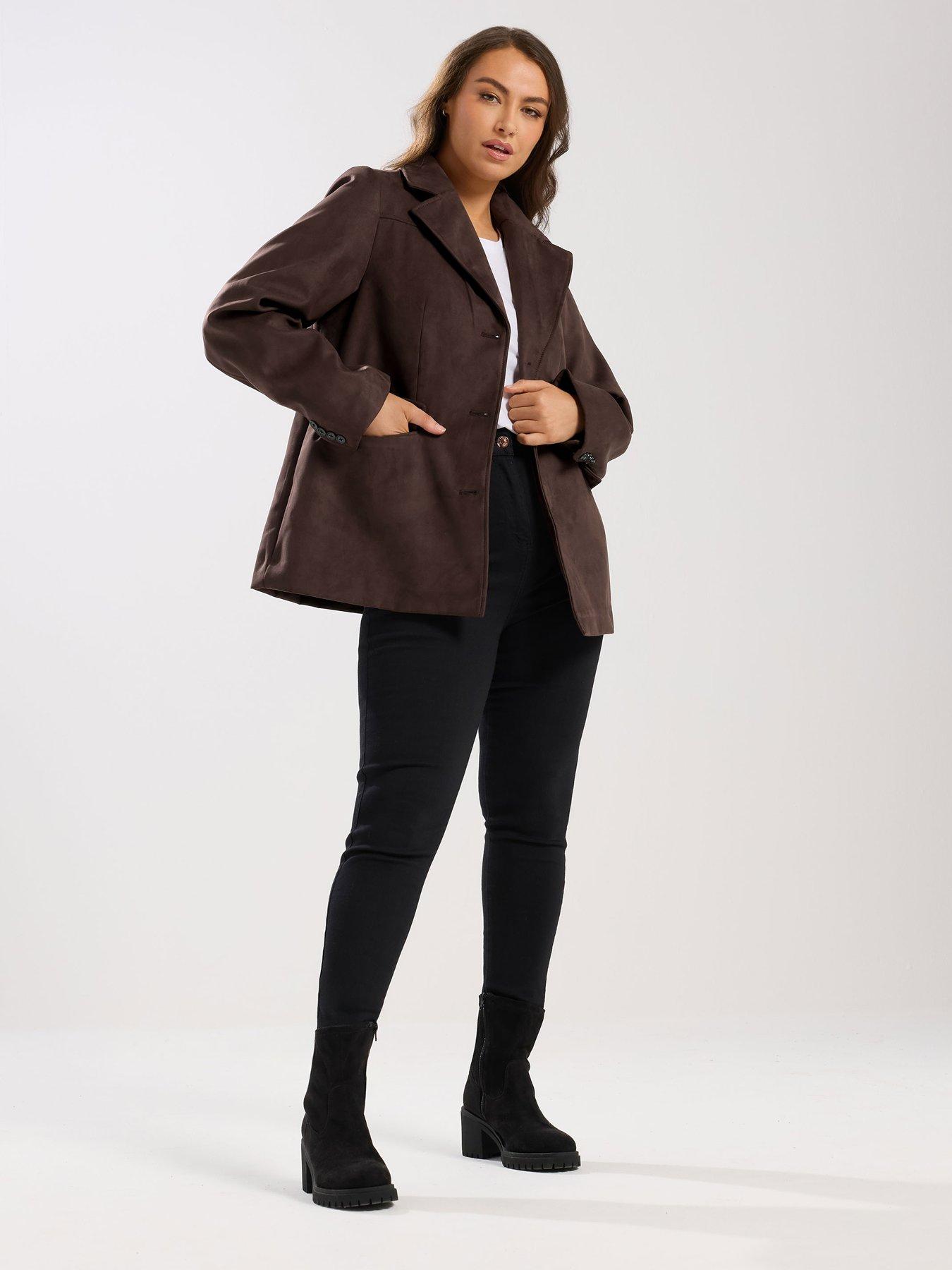 yours-curve-suedette-blazerback