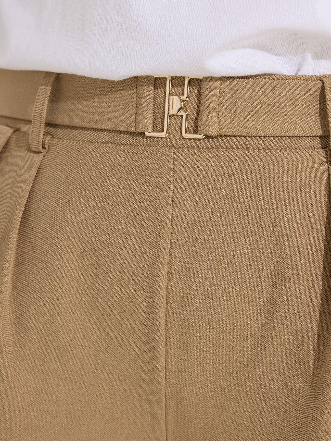 Image 5 of 6 of PixieGirl Petite Buckle Wide Leg Trousers