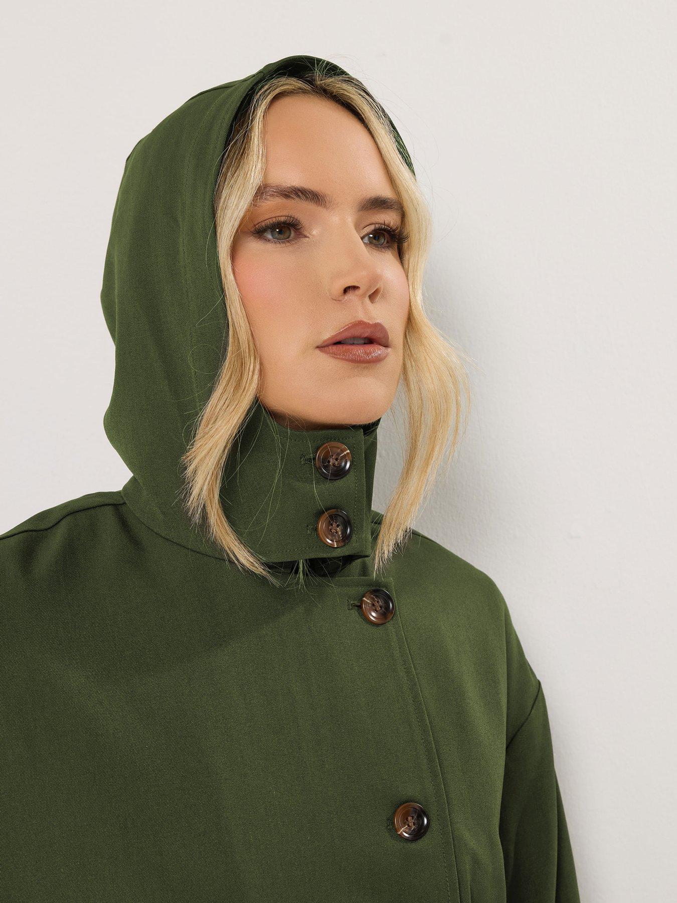 Image 4 of 6 of Long Tall Sally Hooded Jacket - Green