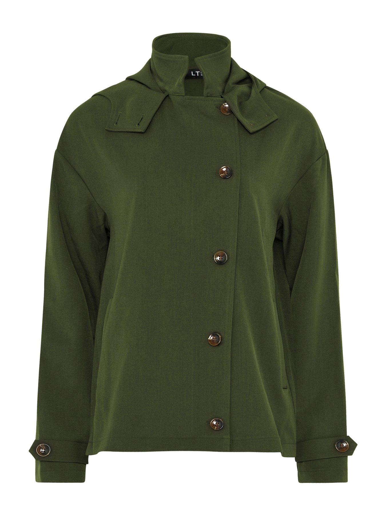 Image 6 of 6 of Long Tall Sally Hooded Jacket - Green