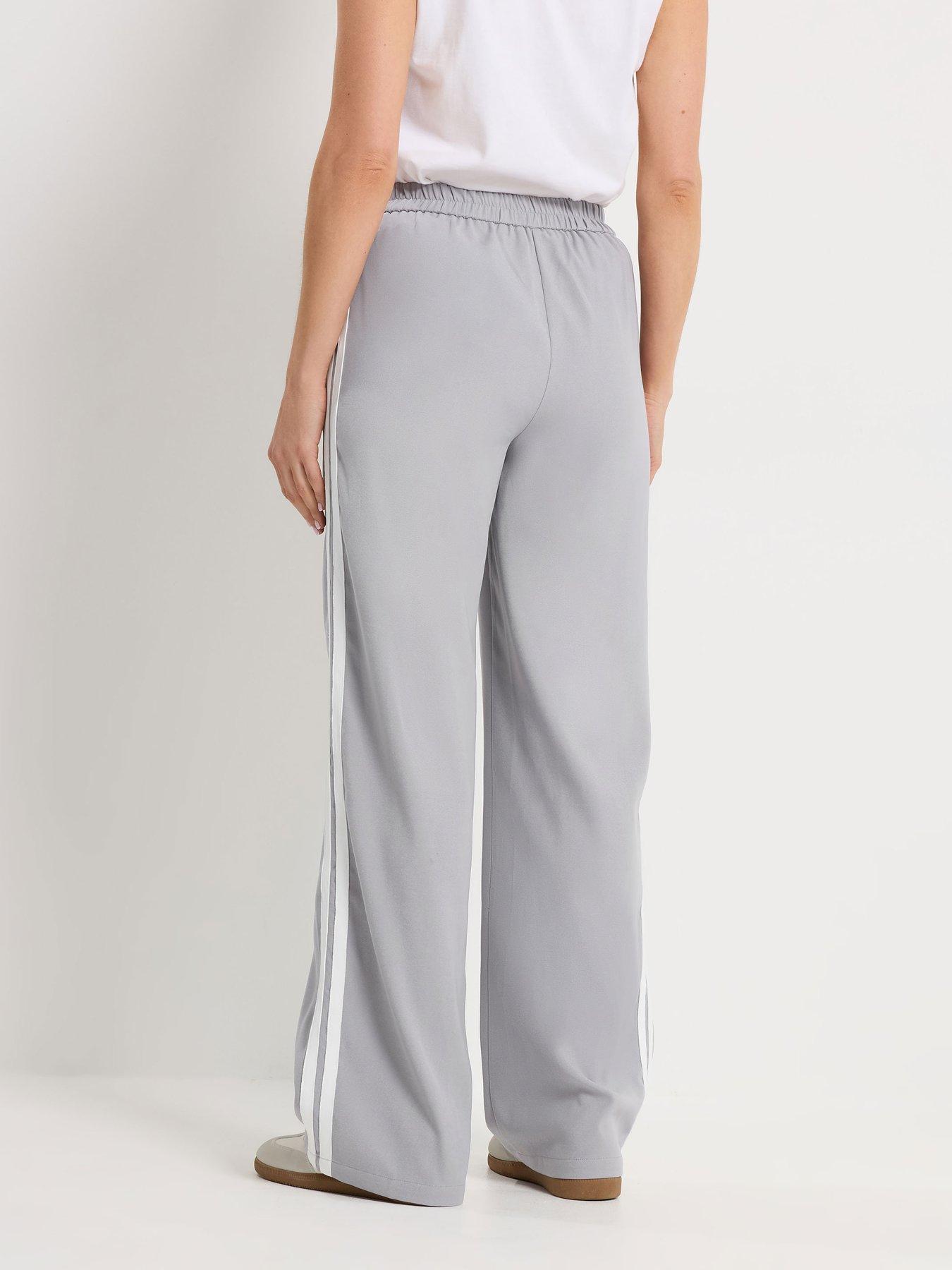 long-tall-sally-side-stripe-wide-leg-trousers-34-greystillFront